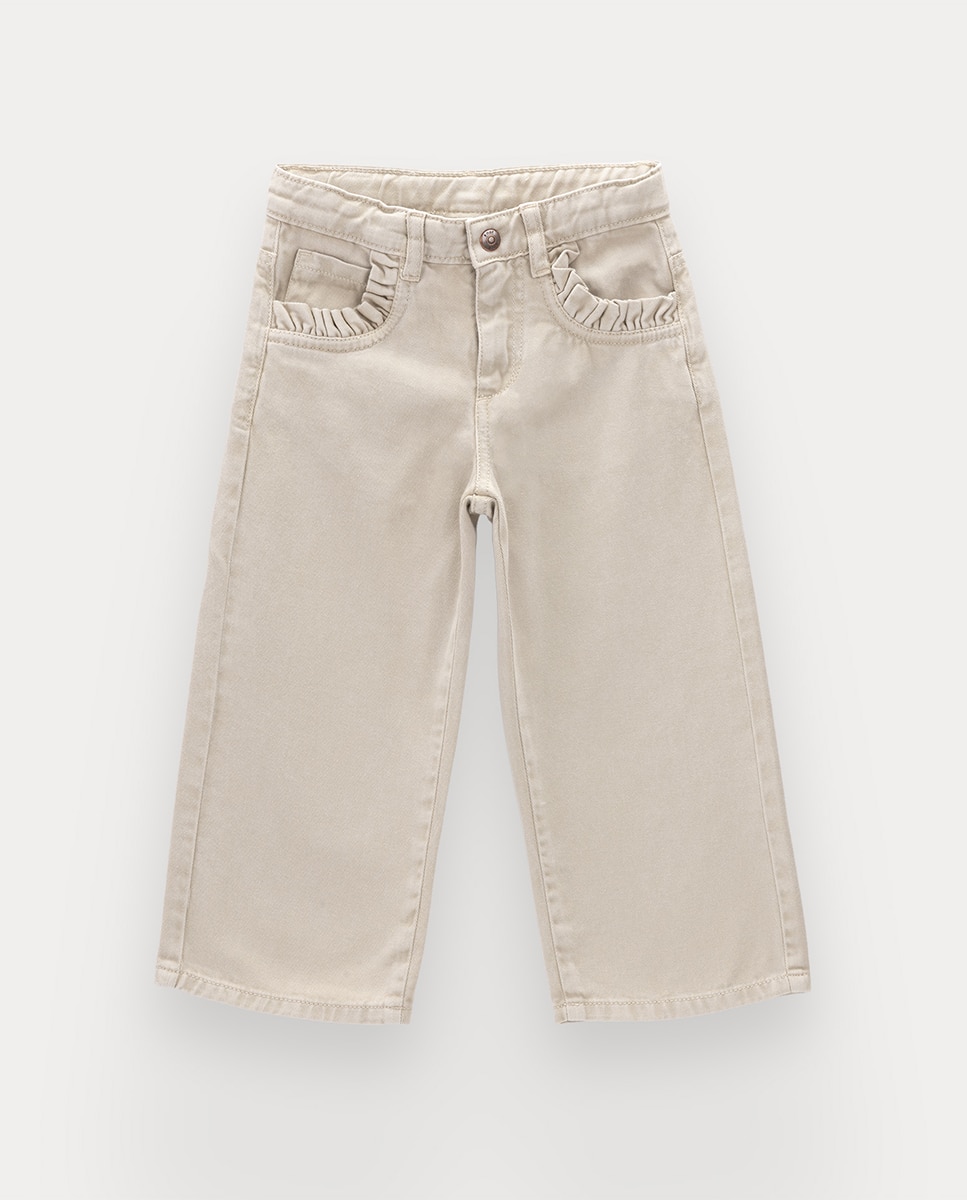 Imagem 0 de Calças Cassy de menina em sarja de algodão