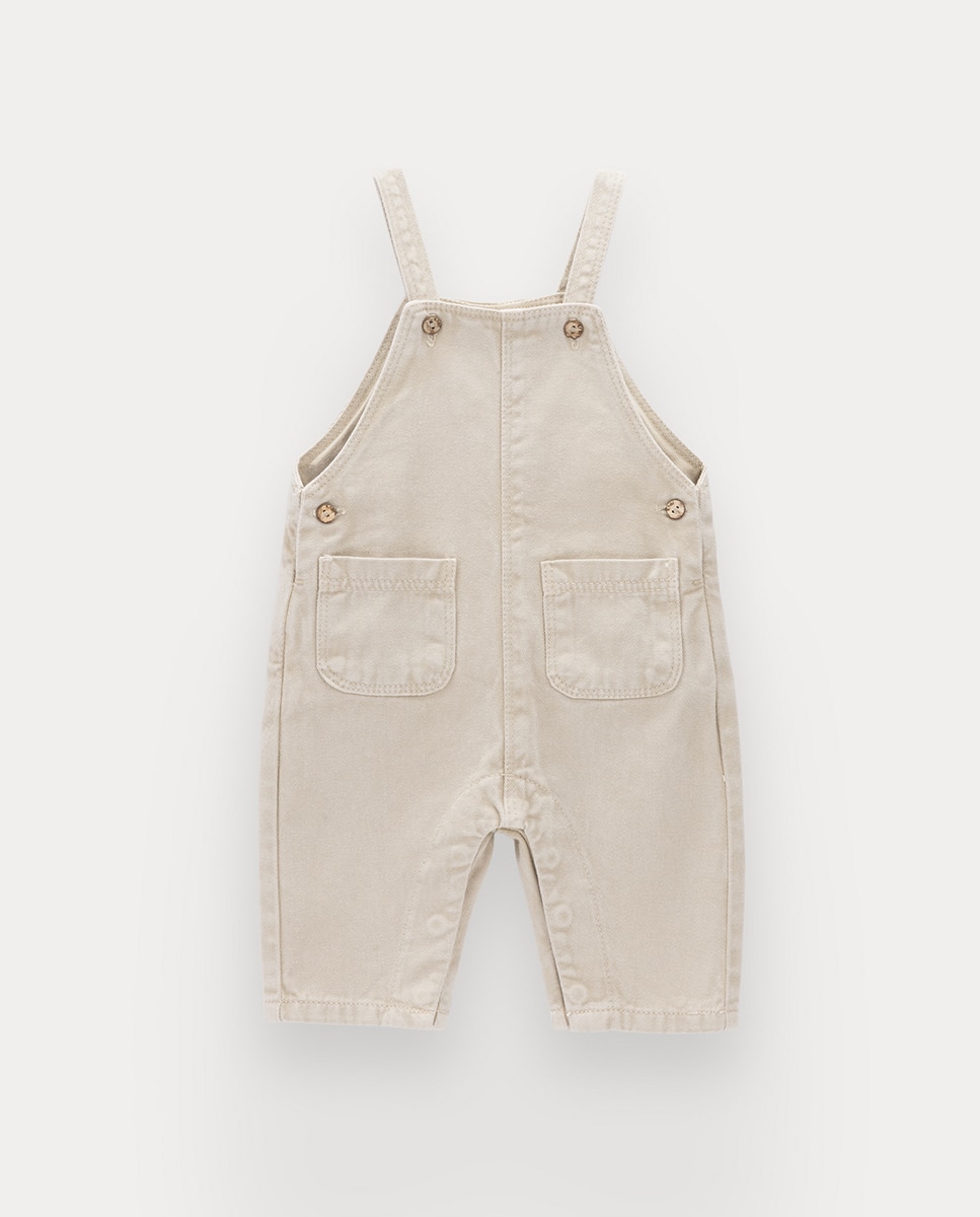 Imagem 0 de Jardineiras Oliver de bebé em sarja