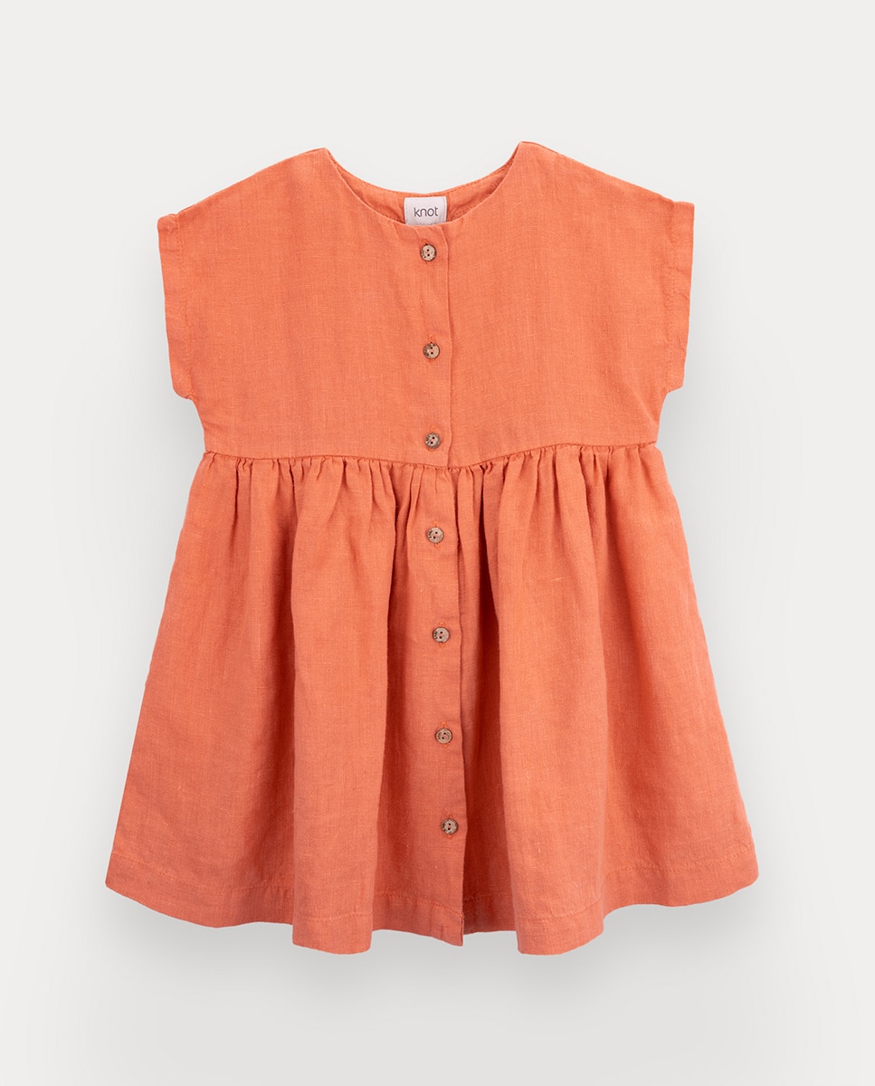 Imagem 0 de Vestido Riah de menina em linho