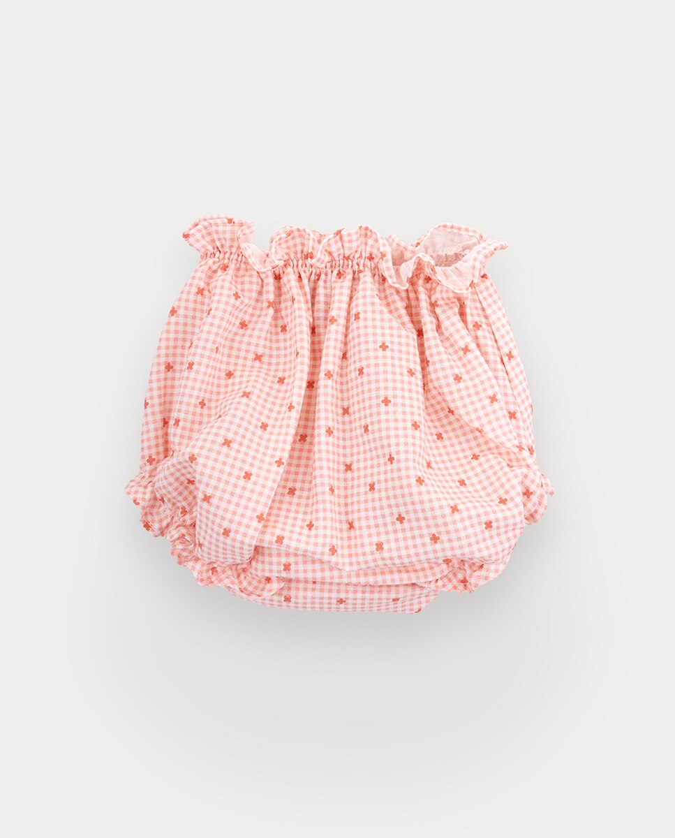 Imagem 0 de Bloomers Eleanor de bebé menina em linho e algodão