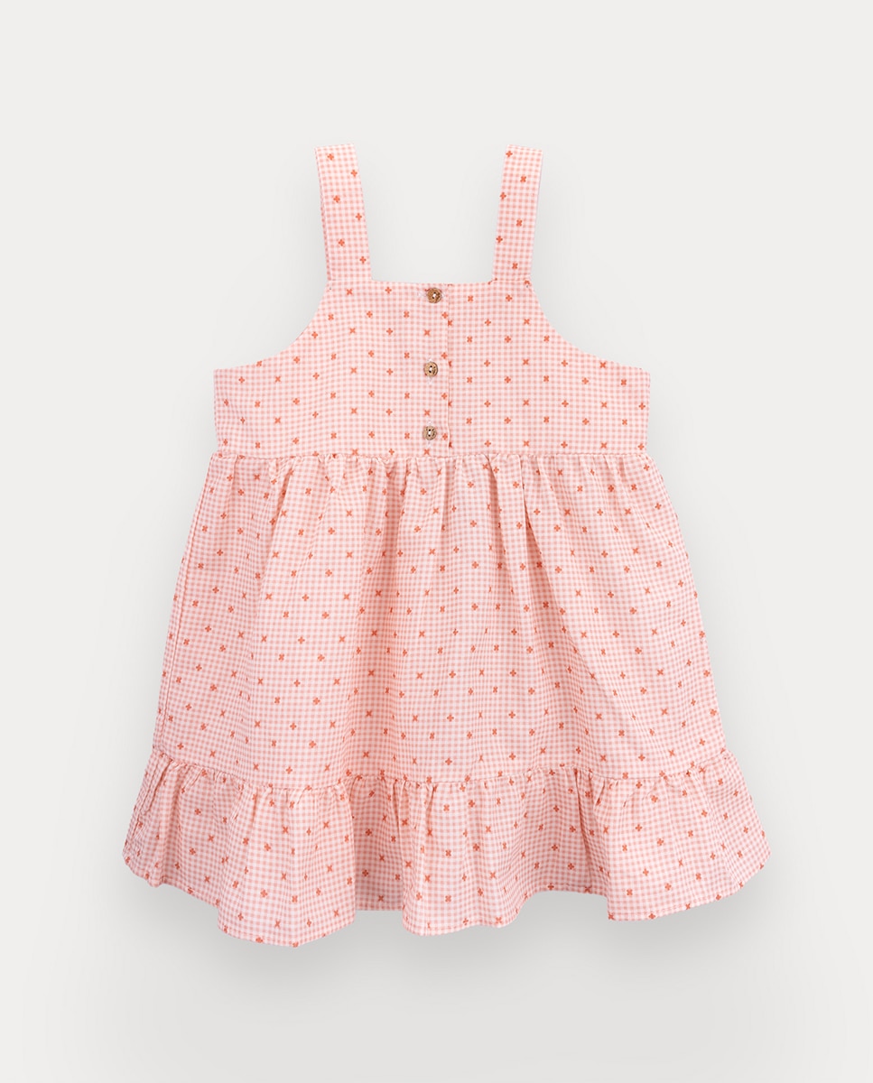Imagem 0 de Vestido Ursula de menina em linho e algodão