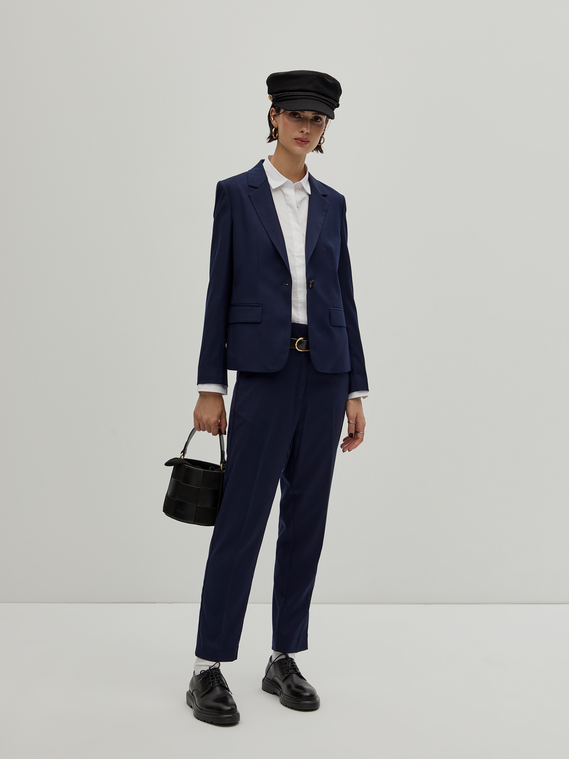 Blazer clássico regular fit Azul-marinho-2