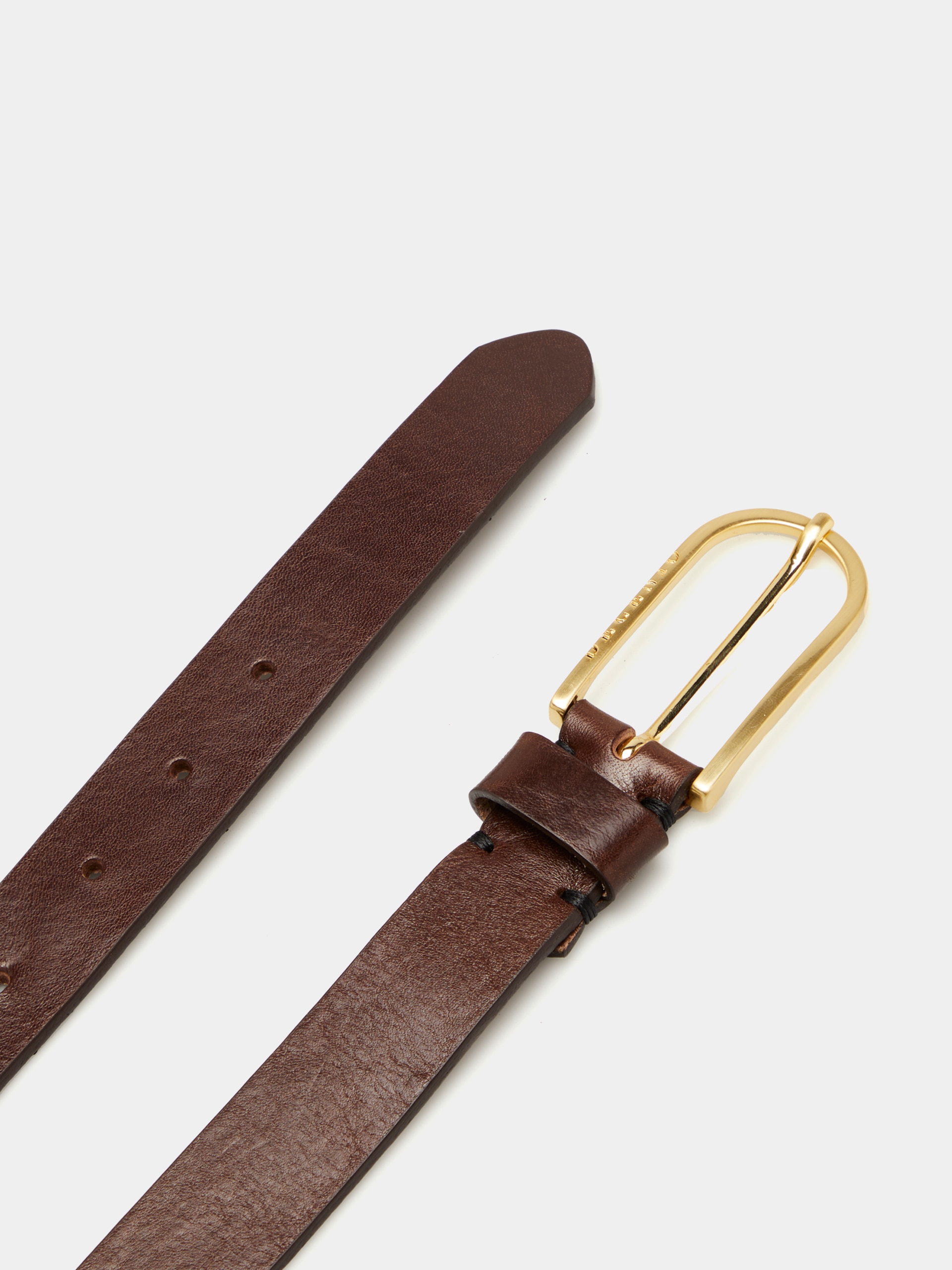 Cinto com Textura Castanho-2