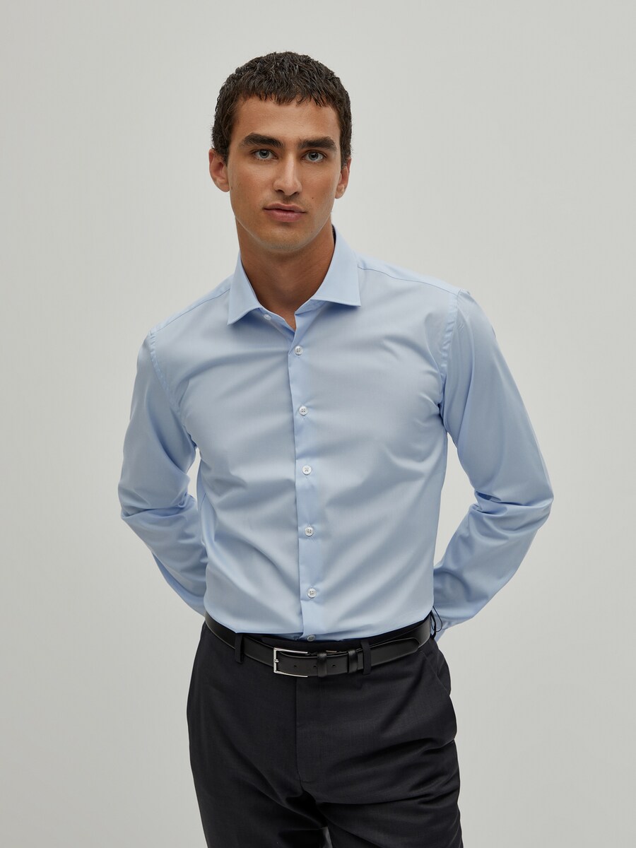 Camisa Clássica Slim Fit Branco-1