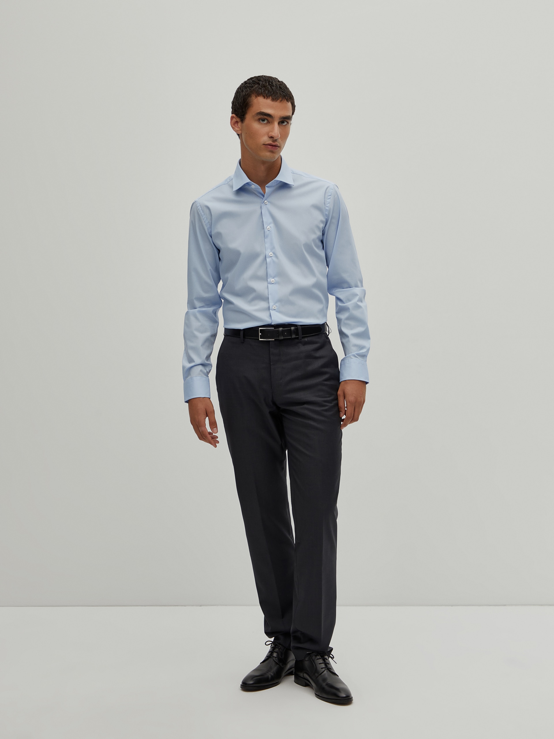 Camisa Clássica Slim Fit Branco-2