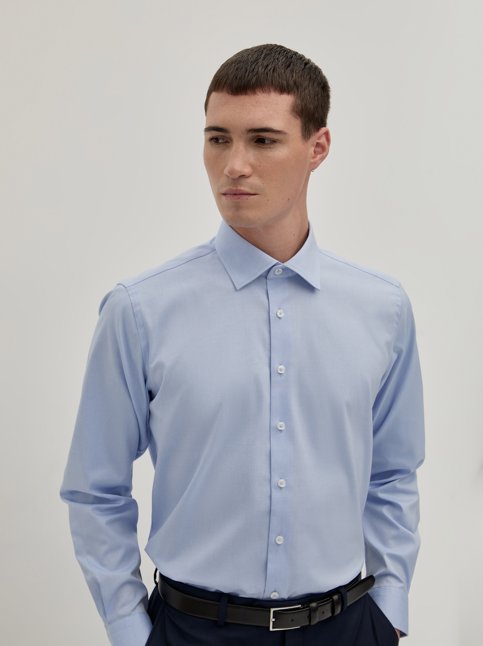 Camisa Clássica Regular Fit Branco-1