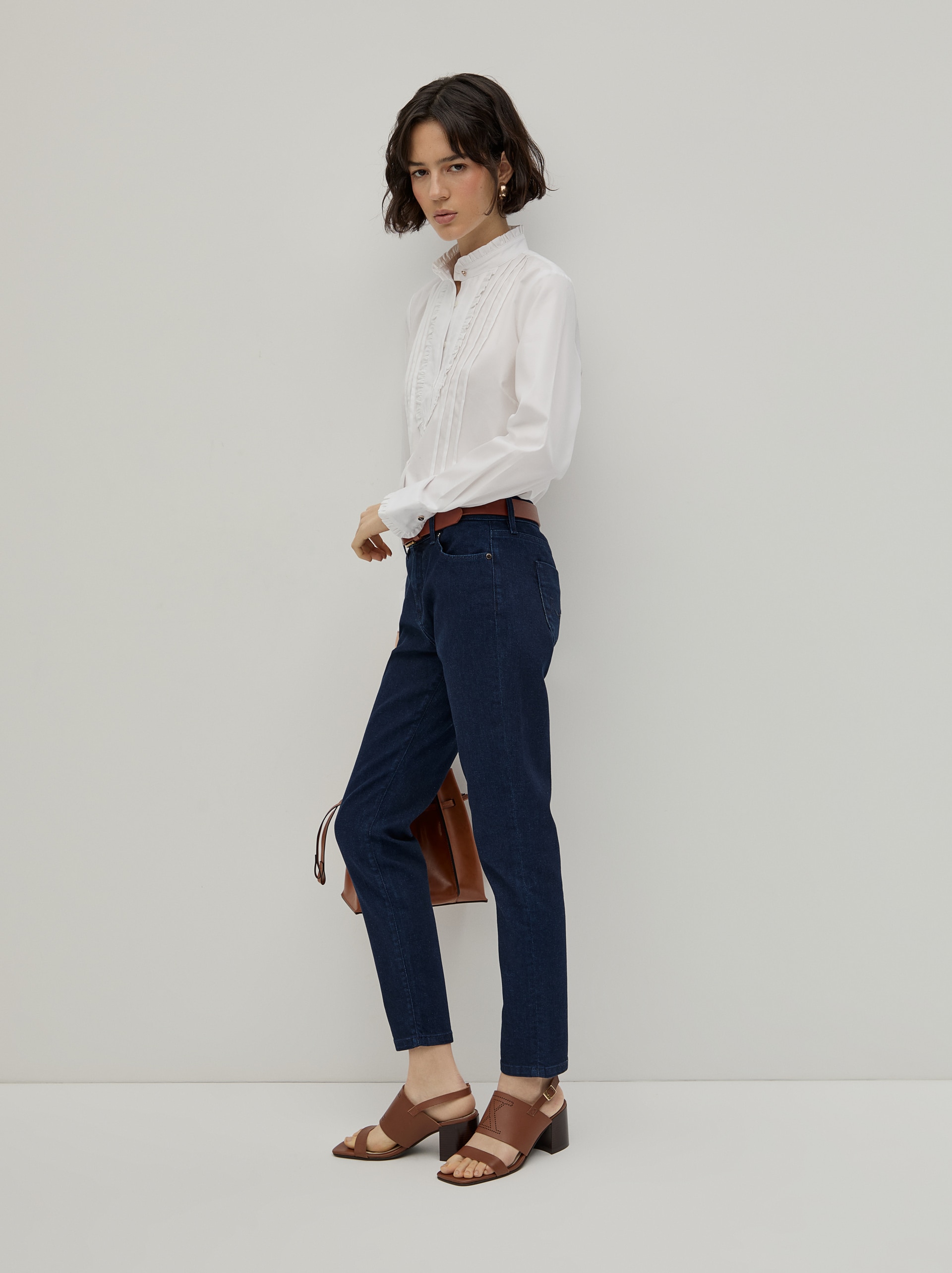 Imagem 0 de Calças Denim Slim Fit