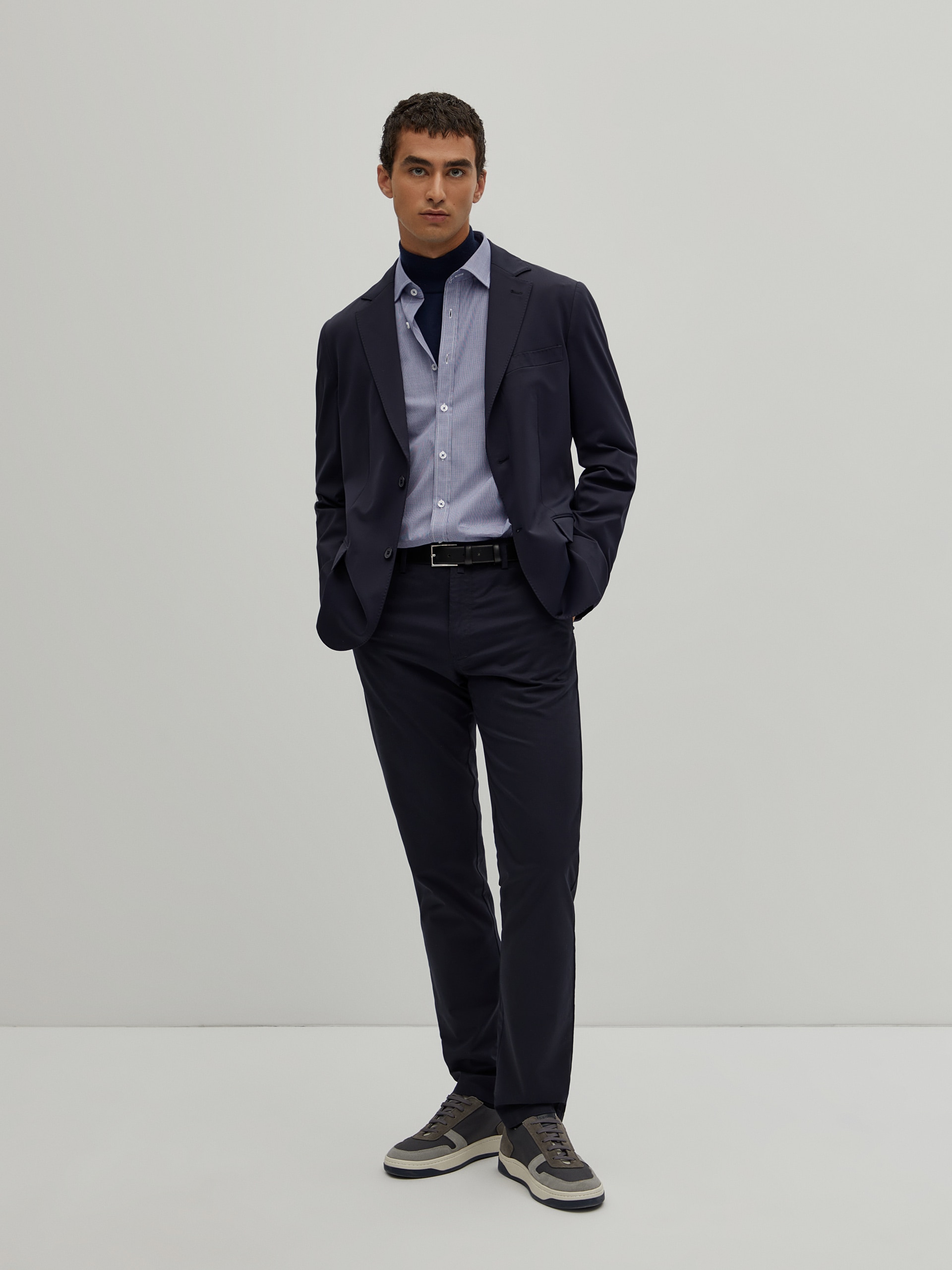 Blazer Slim Fit Azul-marinho-2