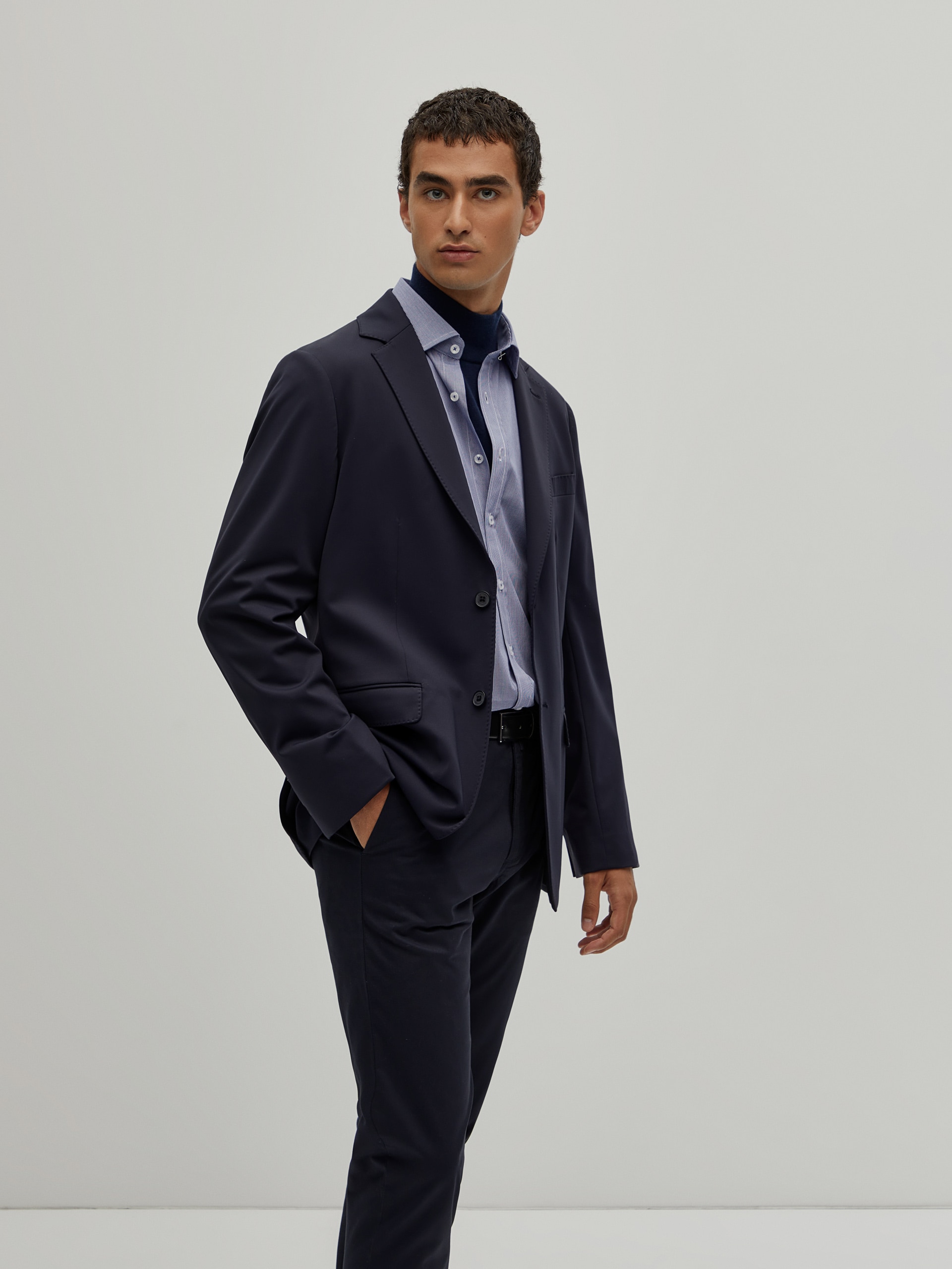 Blazer Slim Fit Azul-marinho-4