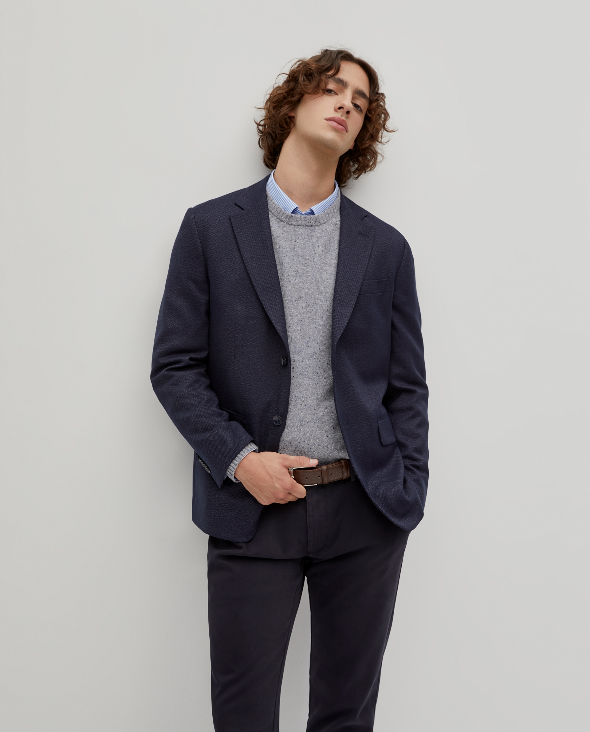 Imagem 0 de Blazer regular fit em franela