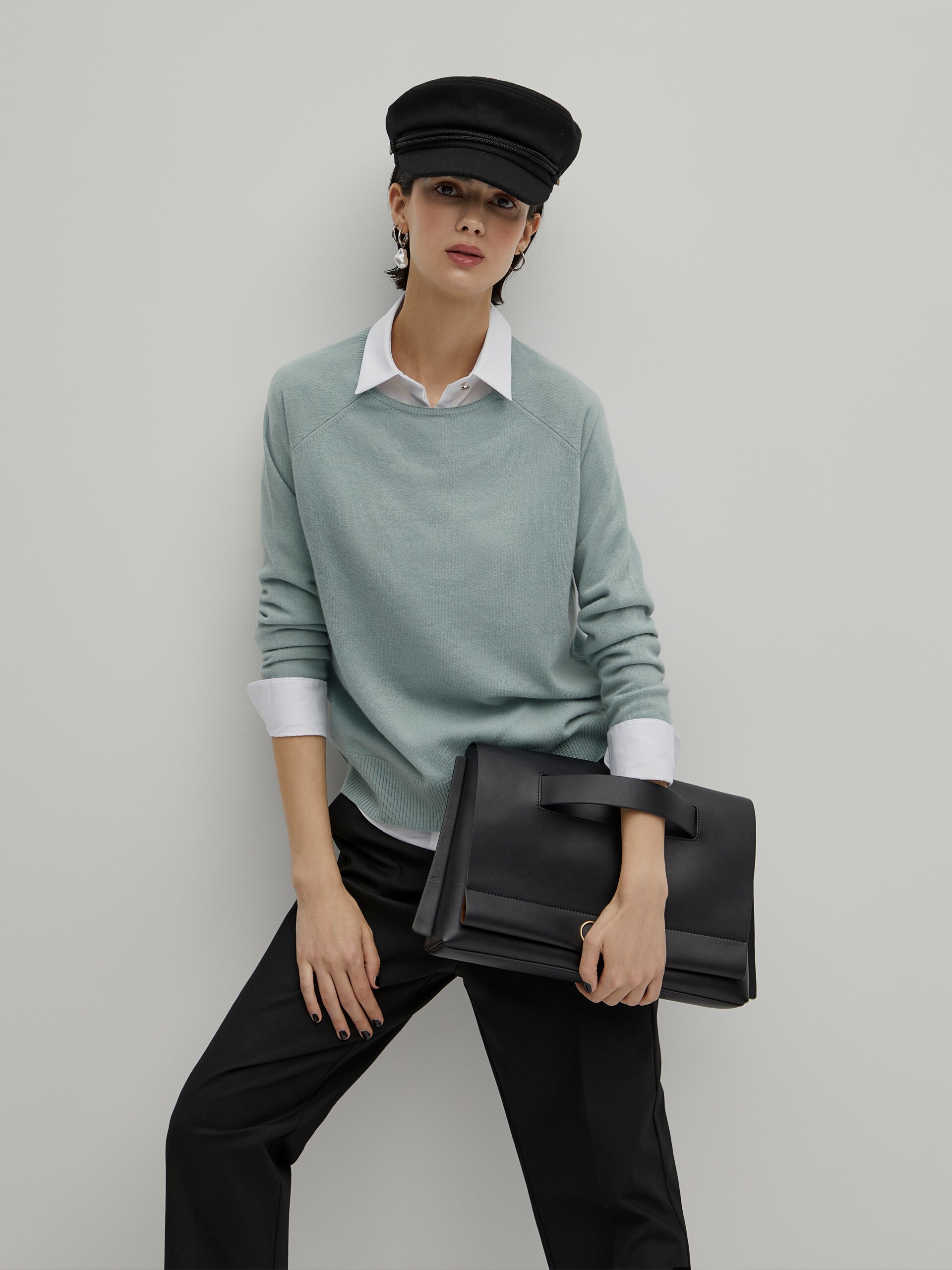 Imagem 0 de Camisola de malha 100% lã