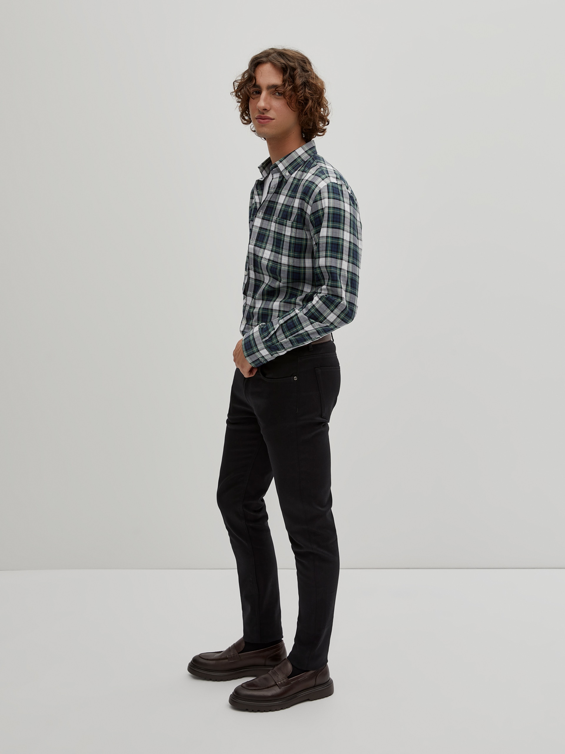 Calças Denim Deep Black Preto-3