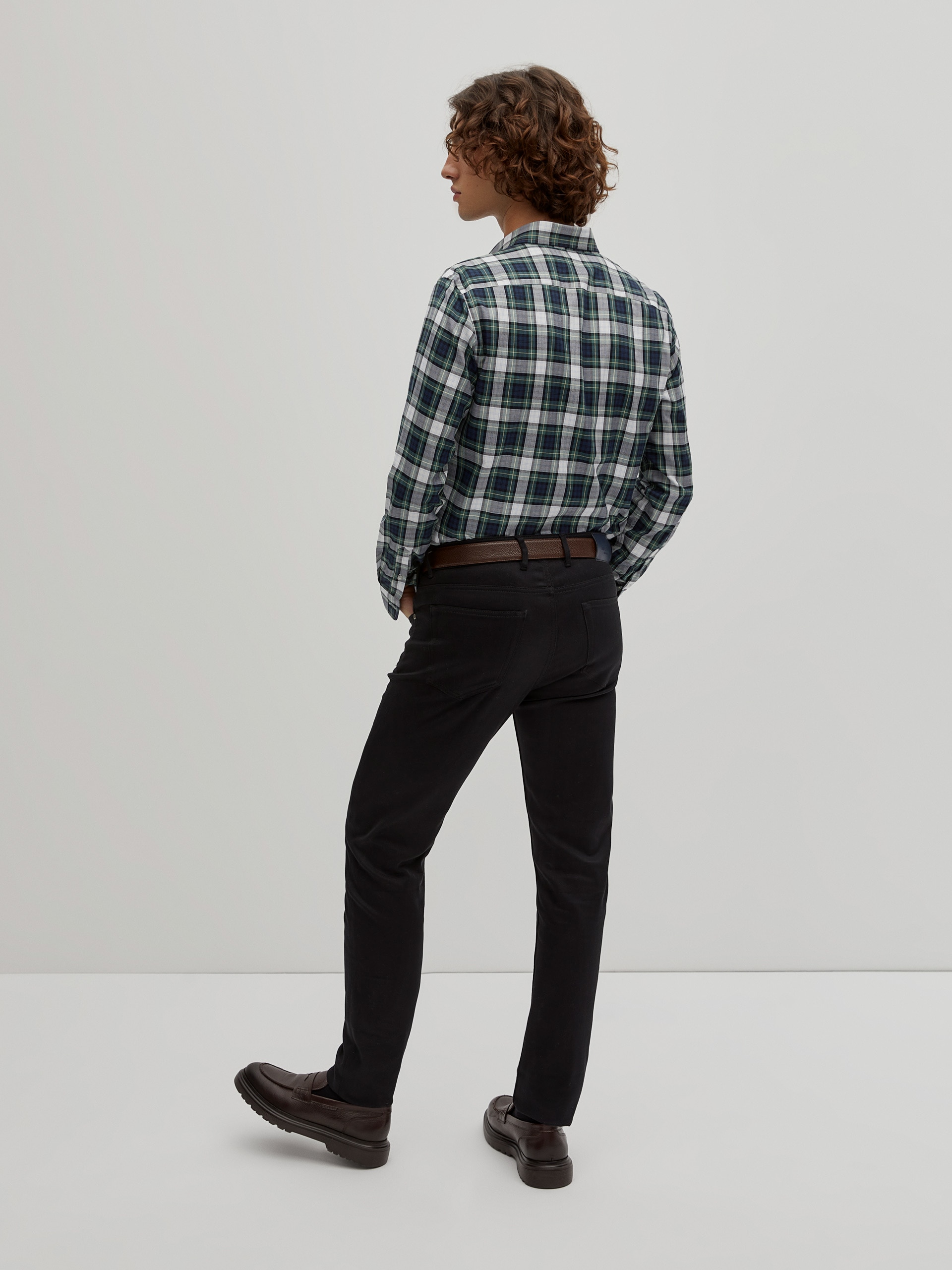 Calças Denim Deep Black Preto-4