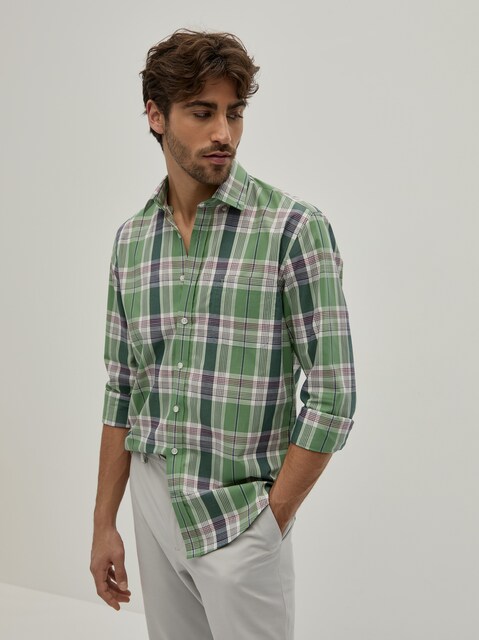 Imagem 0 de Camisa Xadrez Regular Fit