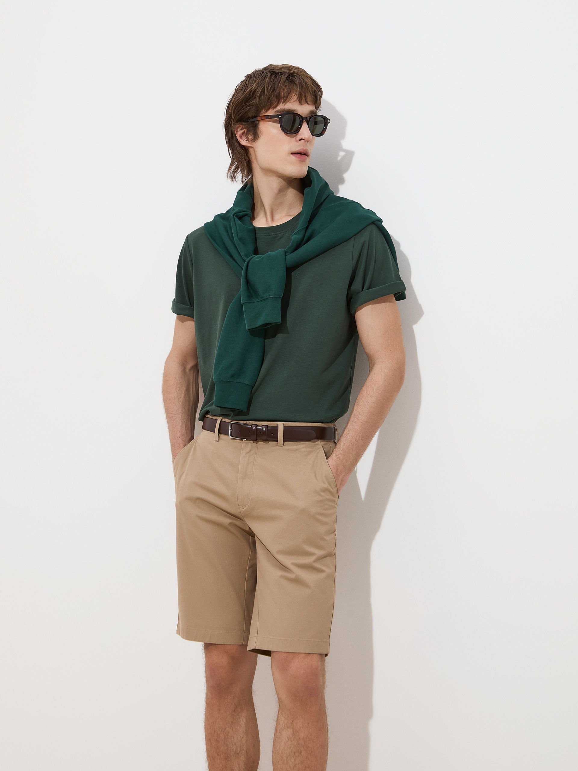 Imagem 0 de Calções Bermuda em Sarja