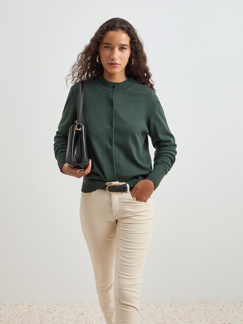 Imagem 0 de Casaco Malha em Lã e Algodão