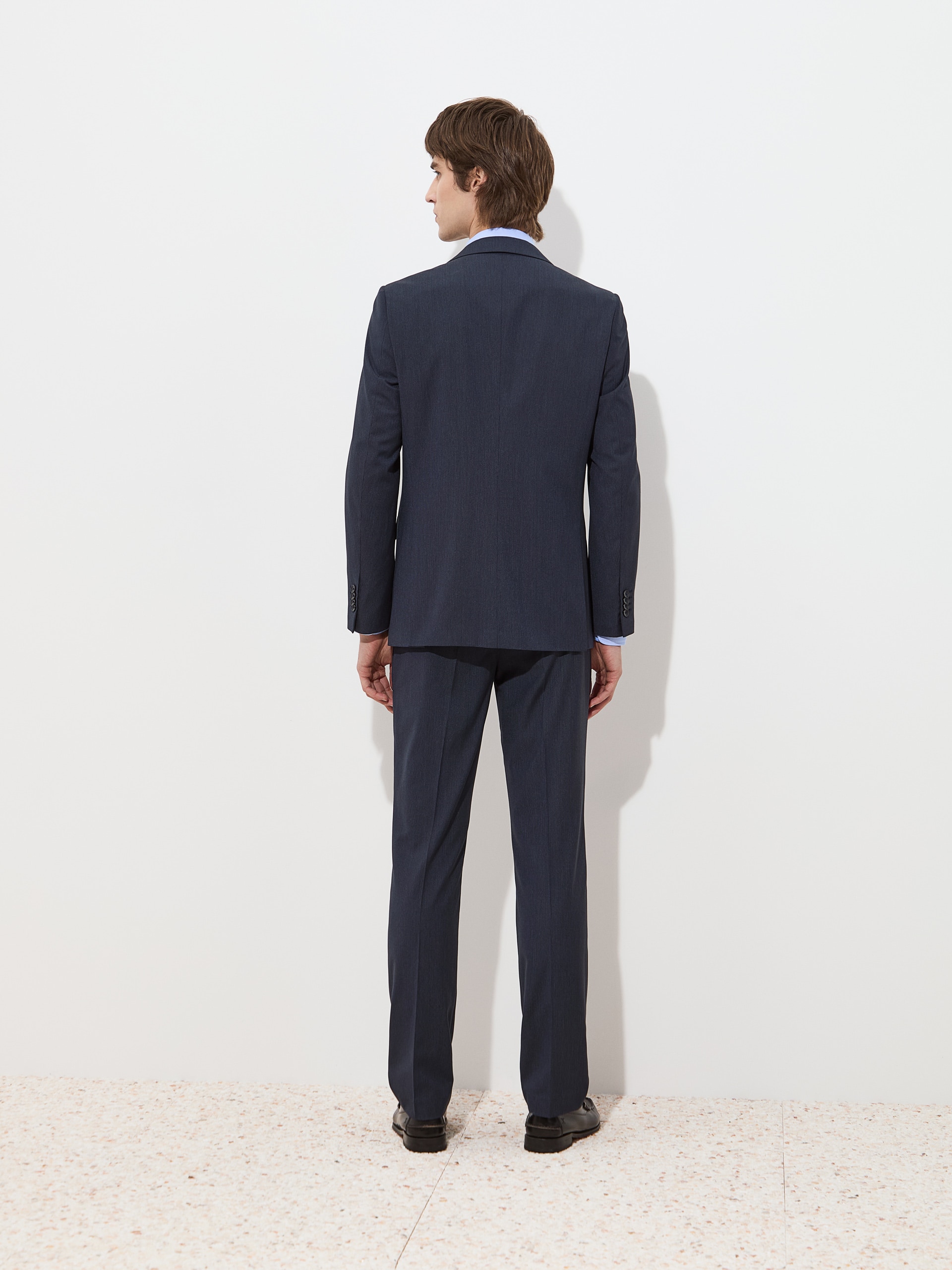 Fato Clássico Slim Fit Azul-marinho-4