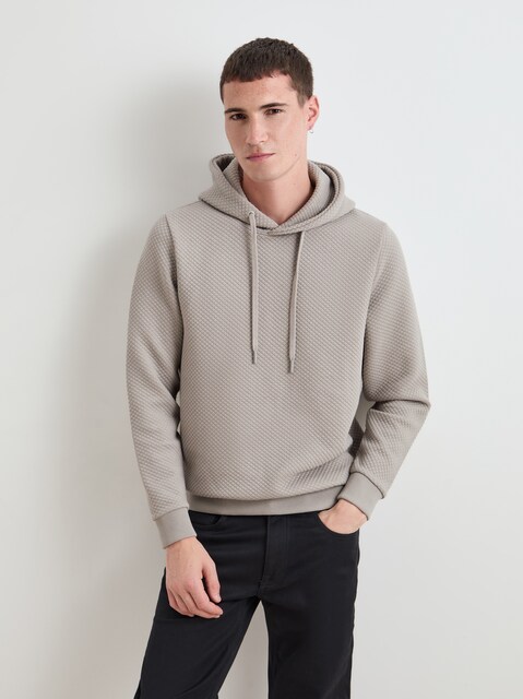 Imagem 0 de Sweater de Malha Texturizada com Capuz