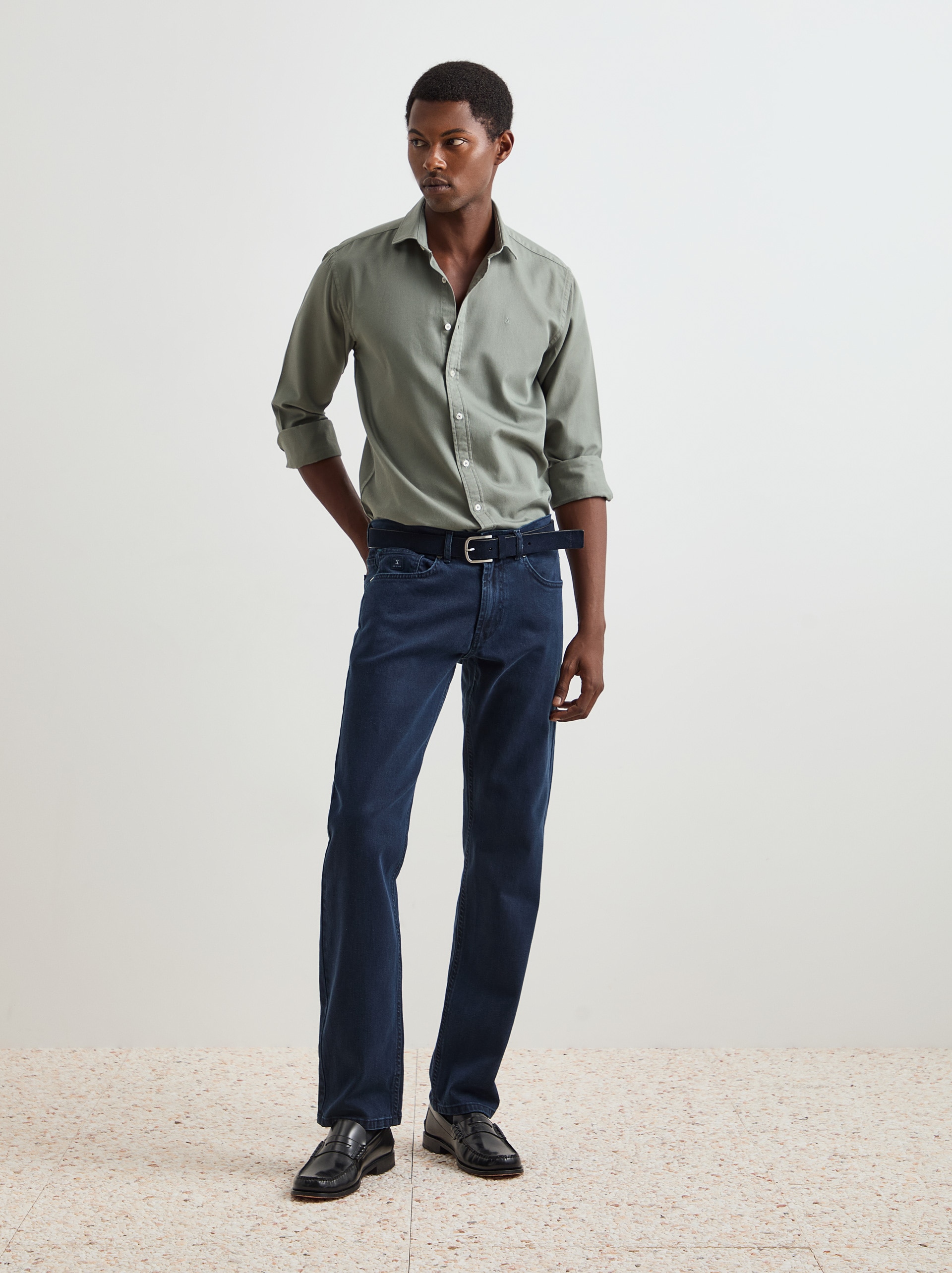 Imagem 0 de Camisa em Algodão Slim Fit