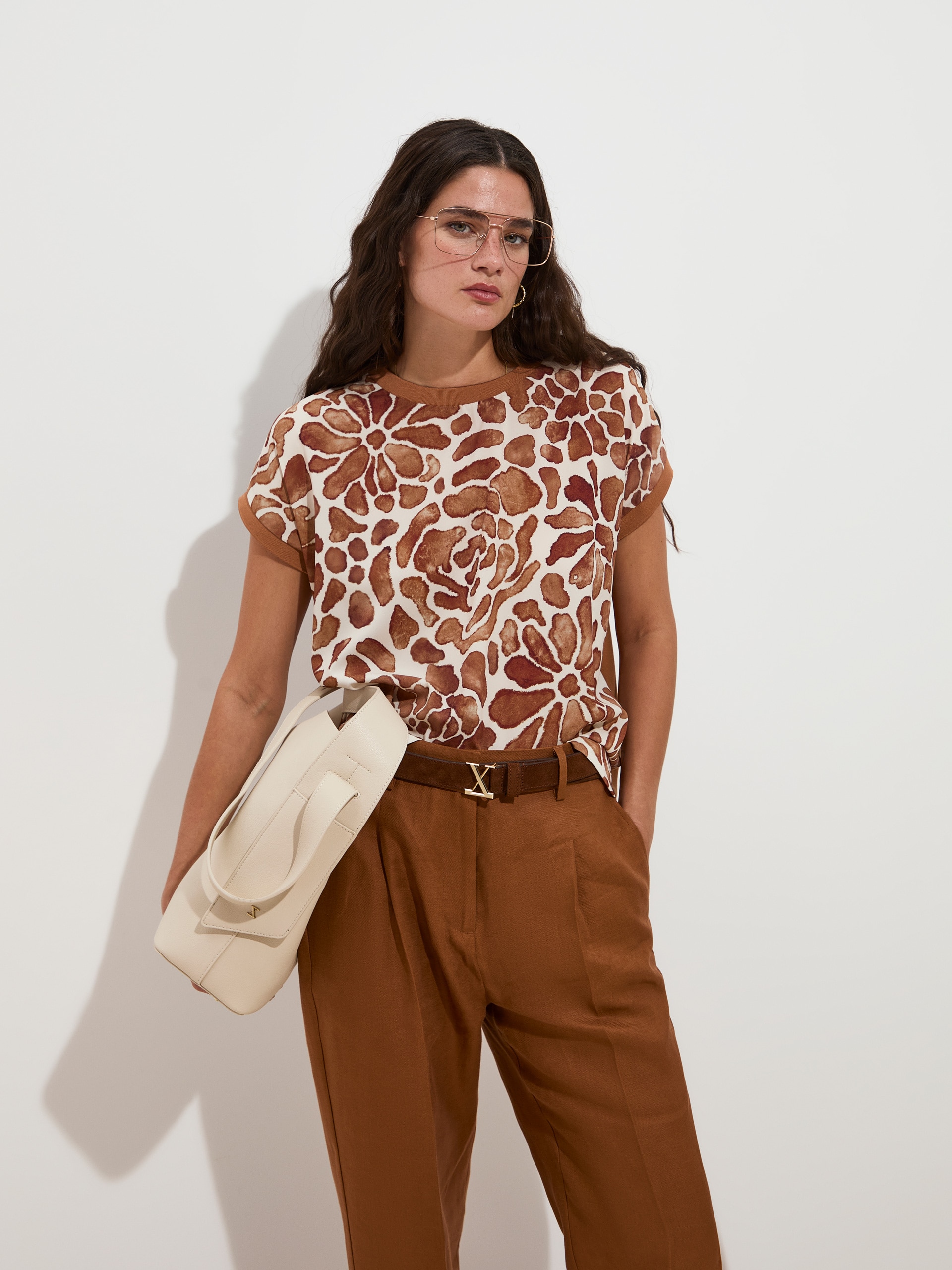 Imagem 0 de T-Shirt com Estampado Floral