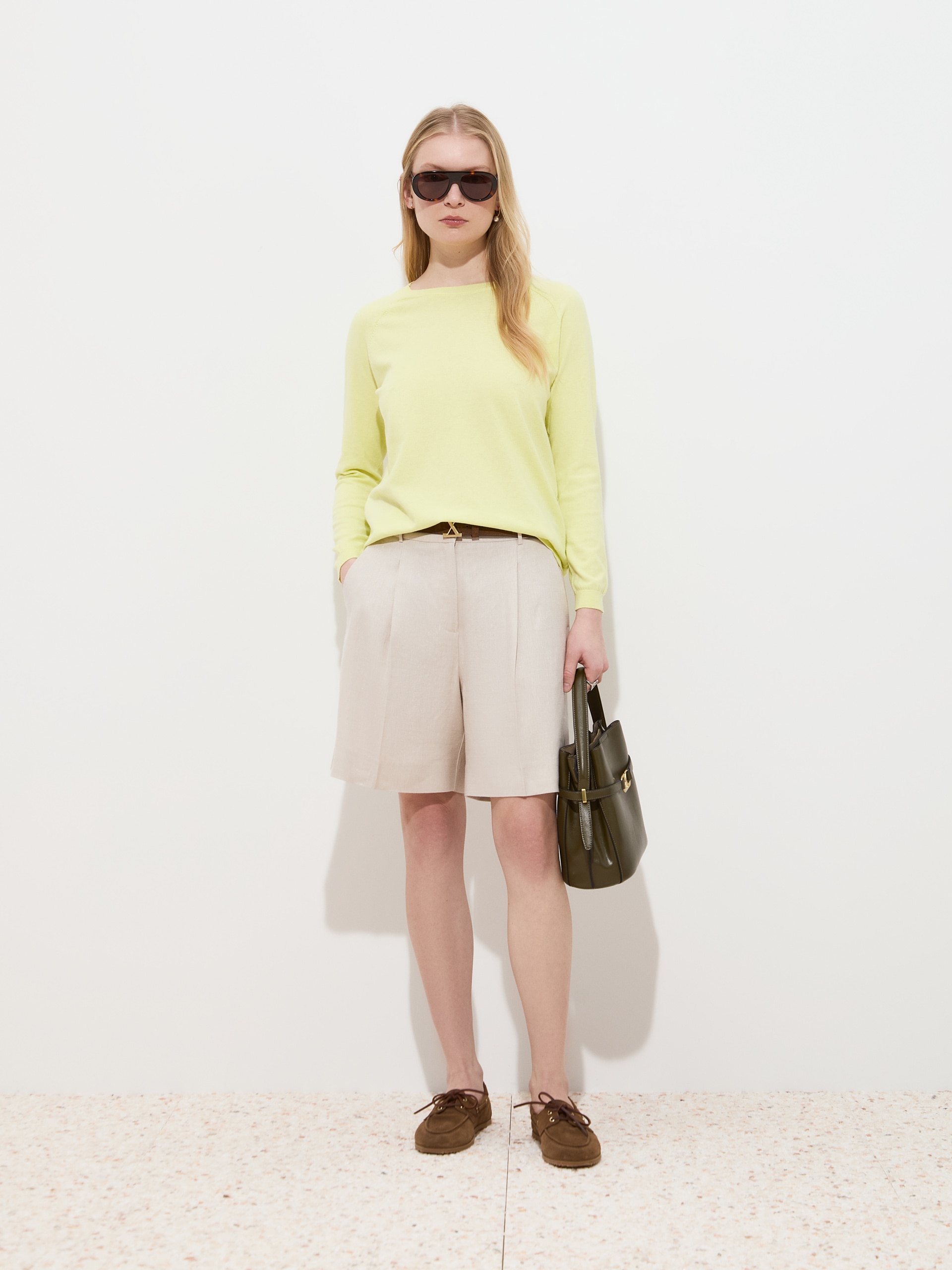 Camisola de Malha Amarelo-2