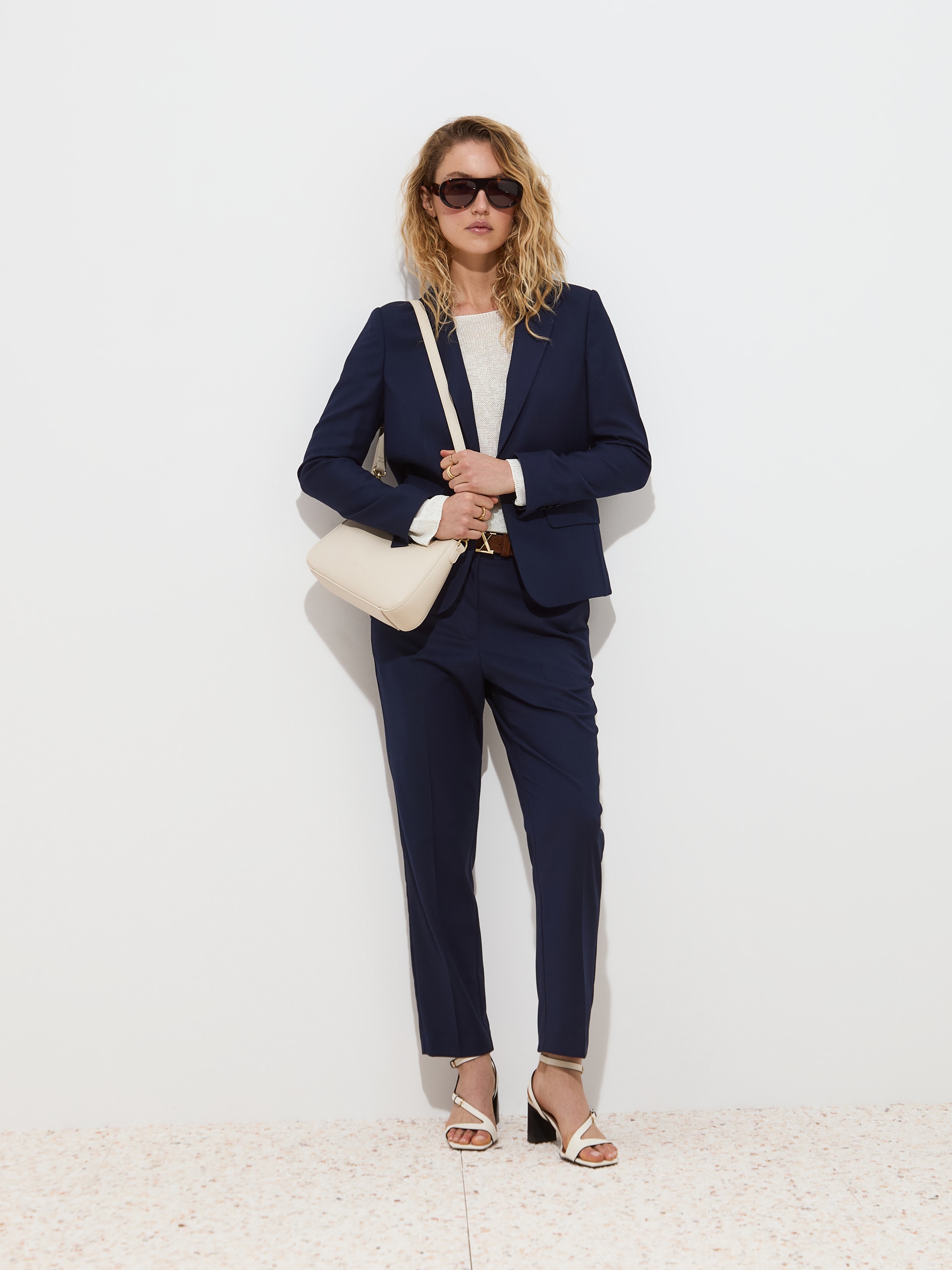 Blazer clássico regular fit Azul-marinho-2
