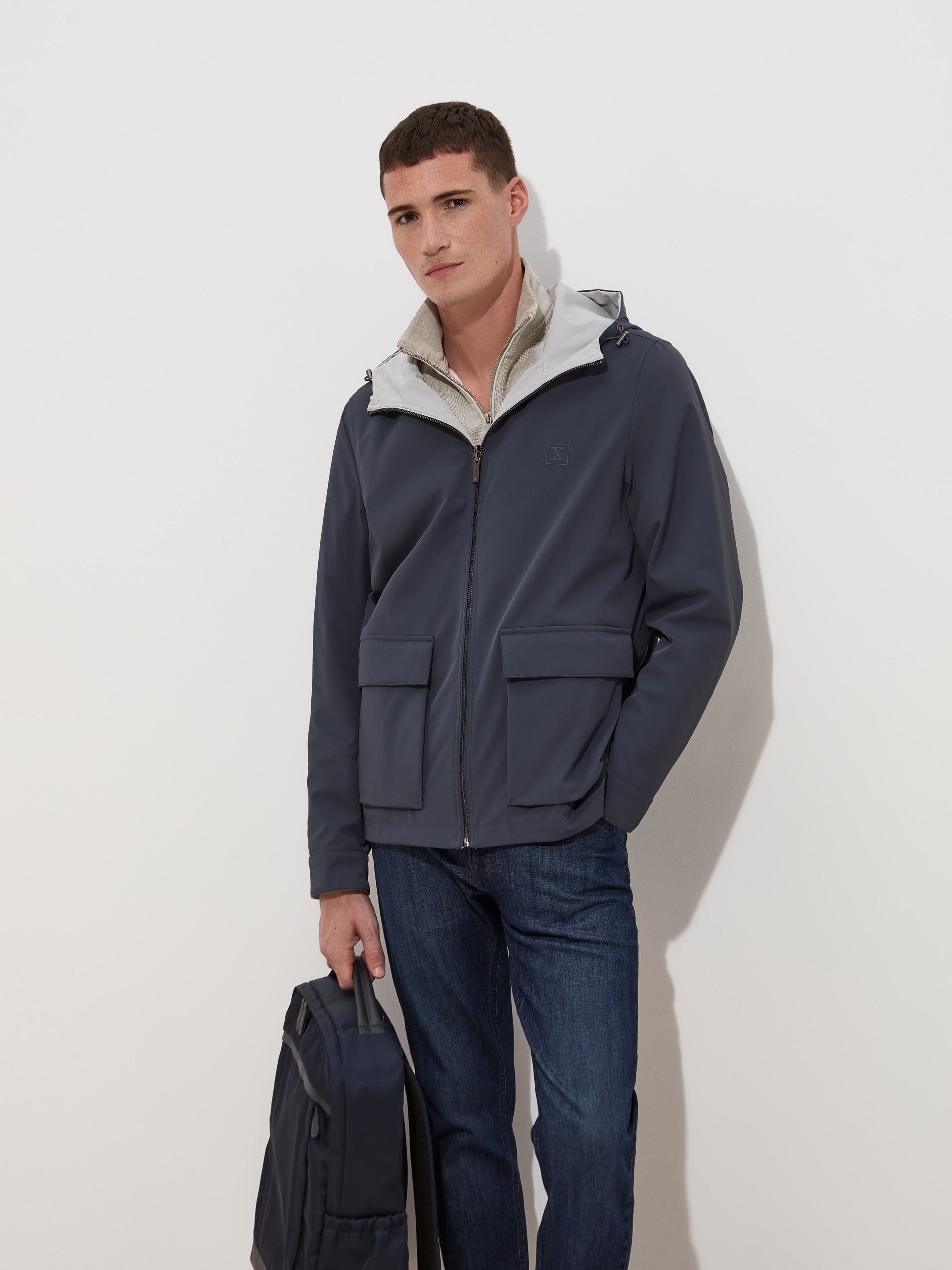 Imagem 0 de Blusão Reversível com Capuz