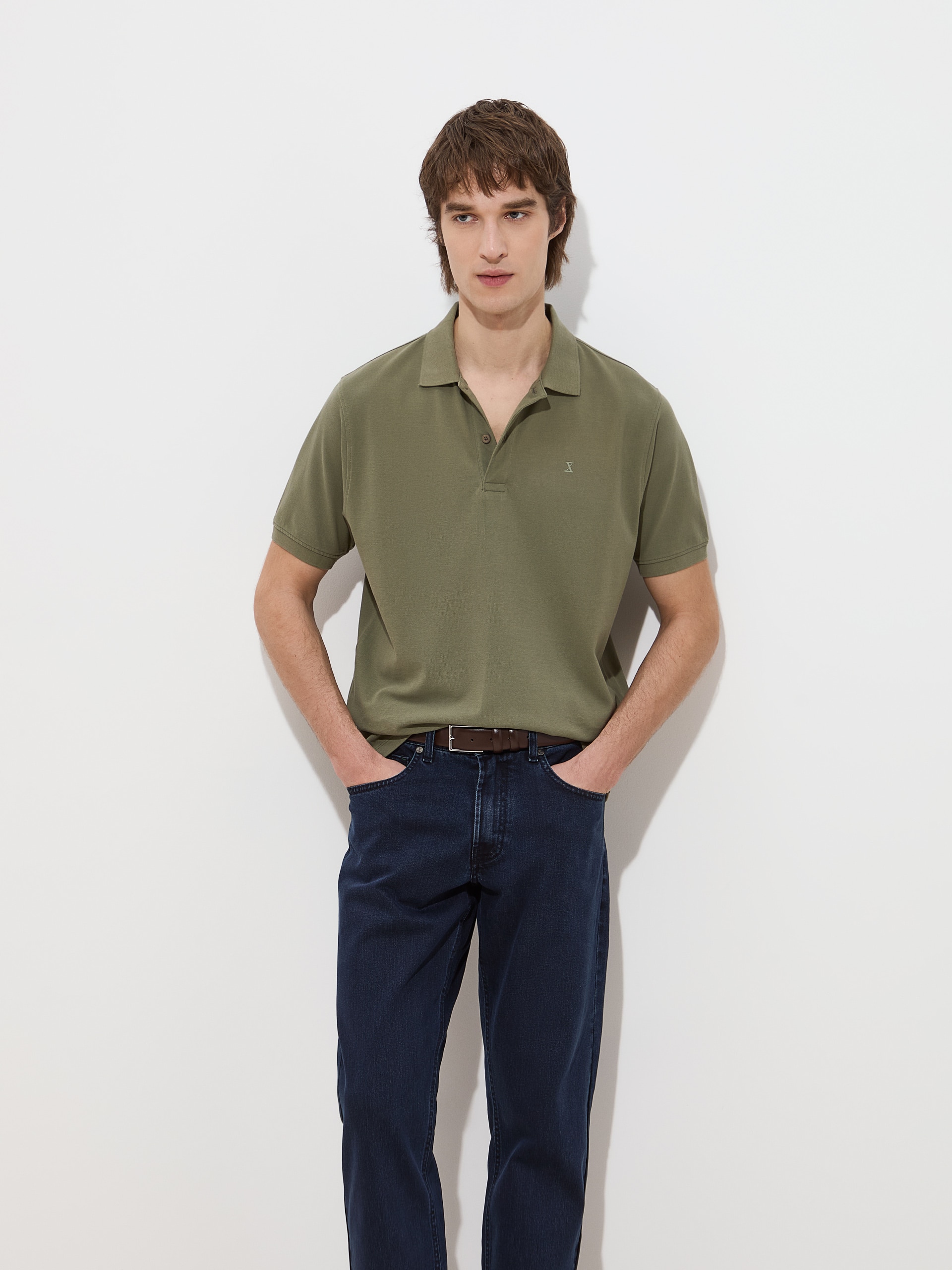 Imagem 0 de Polo de Manga Curta de Algodão