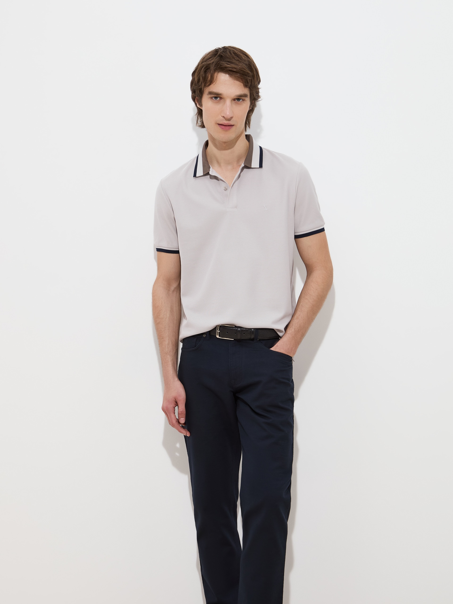 Imagem 0 de Polo de Manga Curta de Algodão