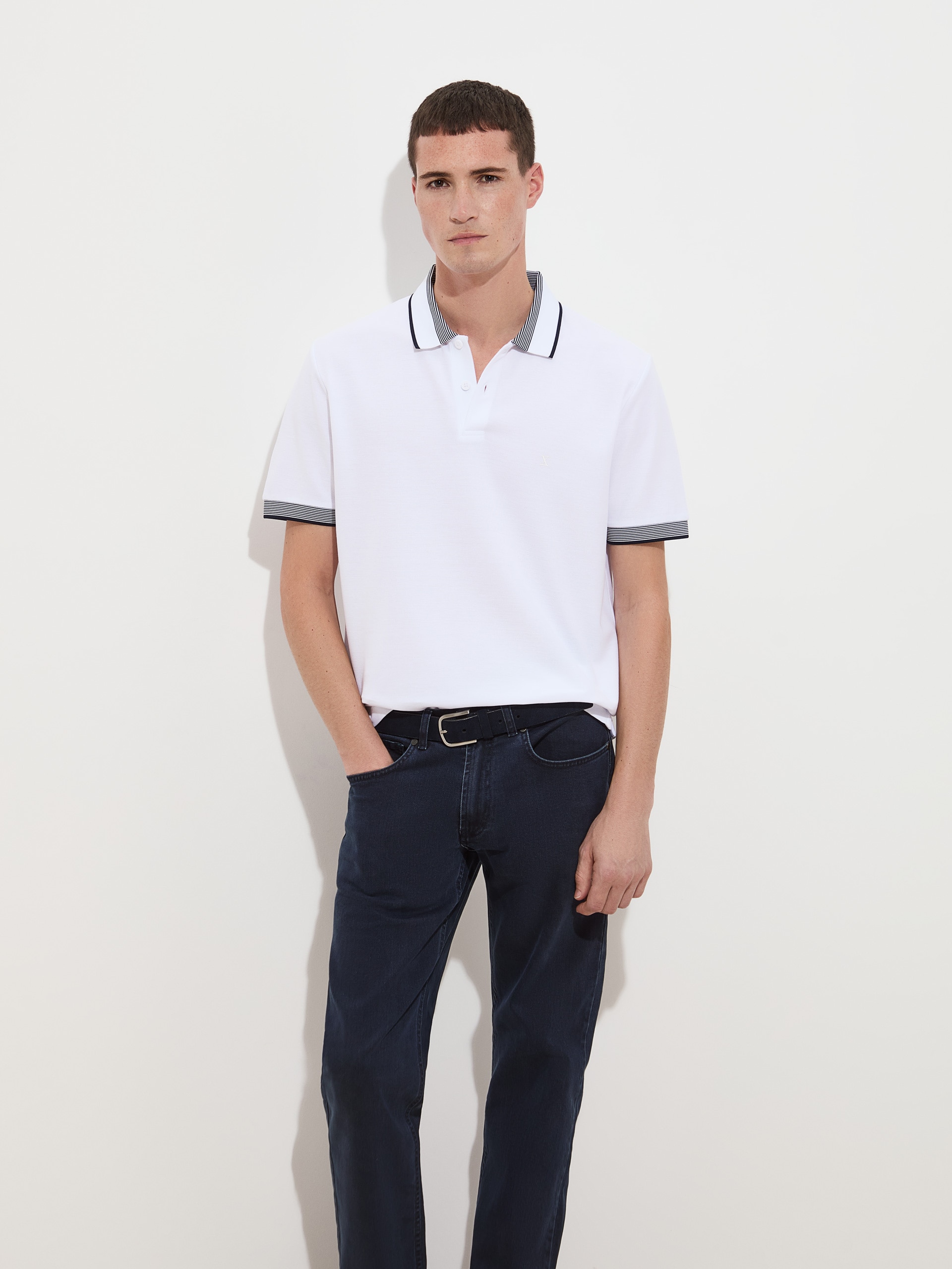 Imagem 0 de Polo de Manga Curta de Algodão