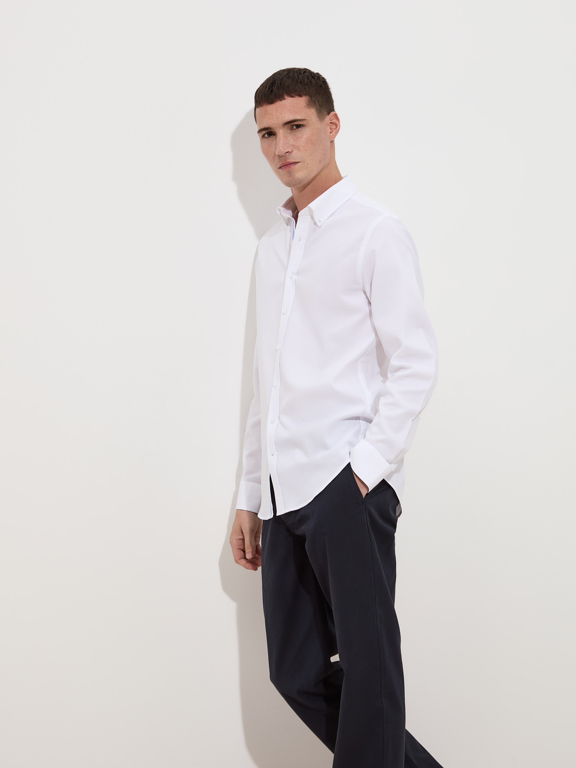Imagem 0 de Camisa Slim Fit em Algodão