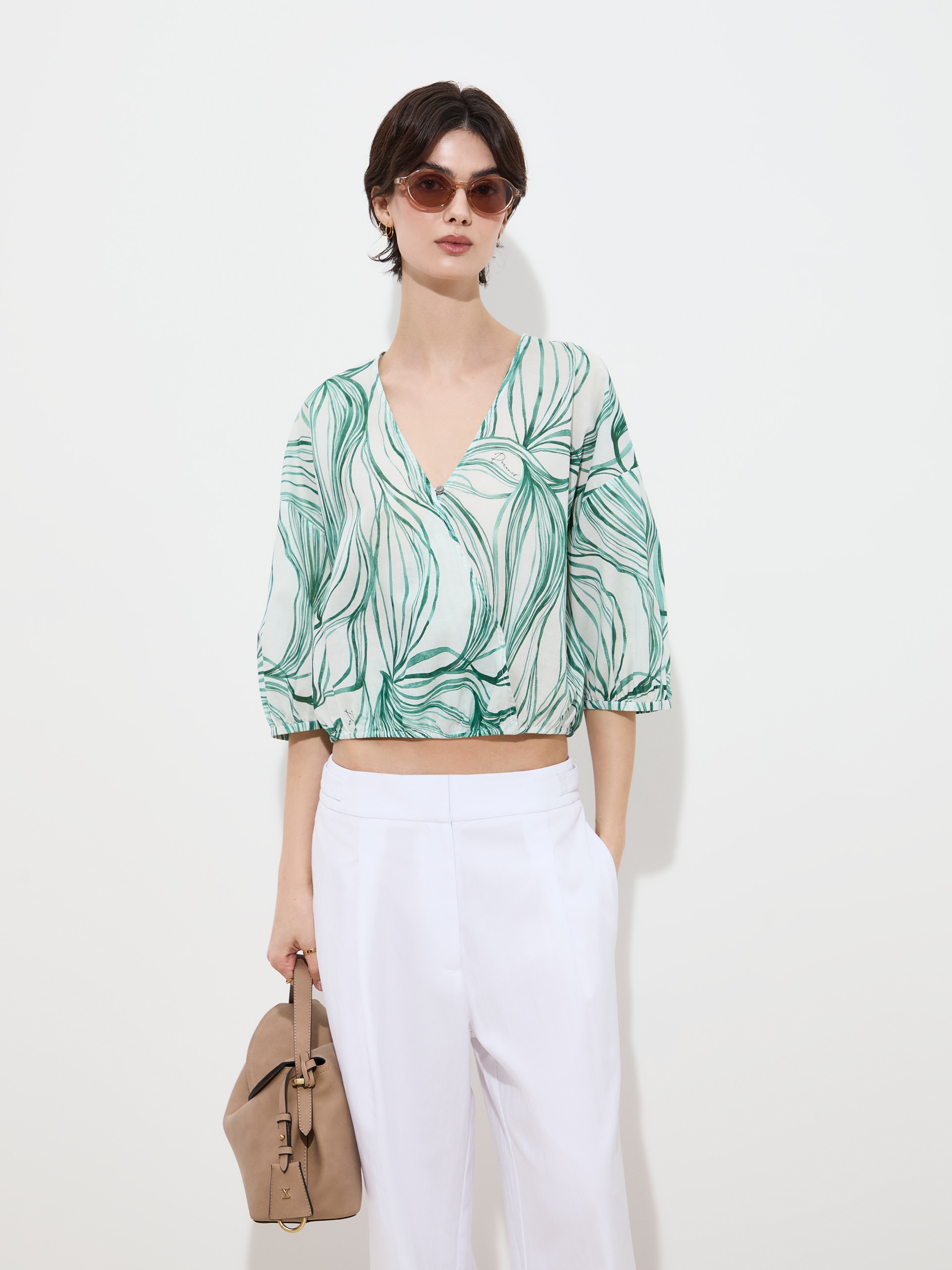 Imagem 0 de Blusa em Algodão com Estampado