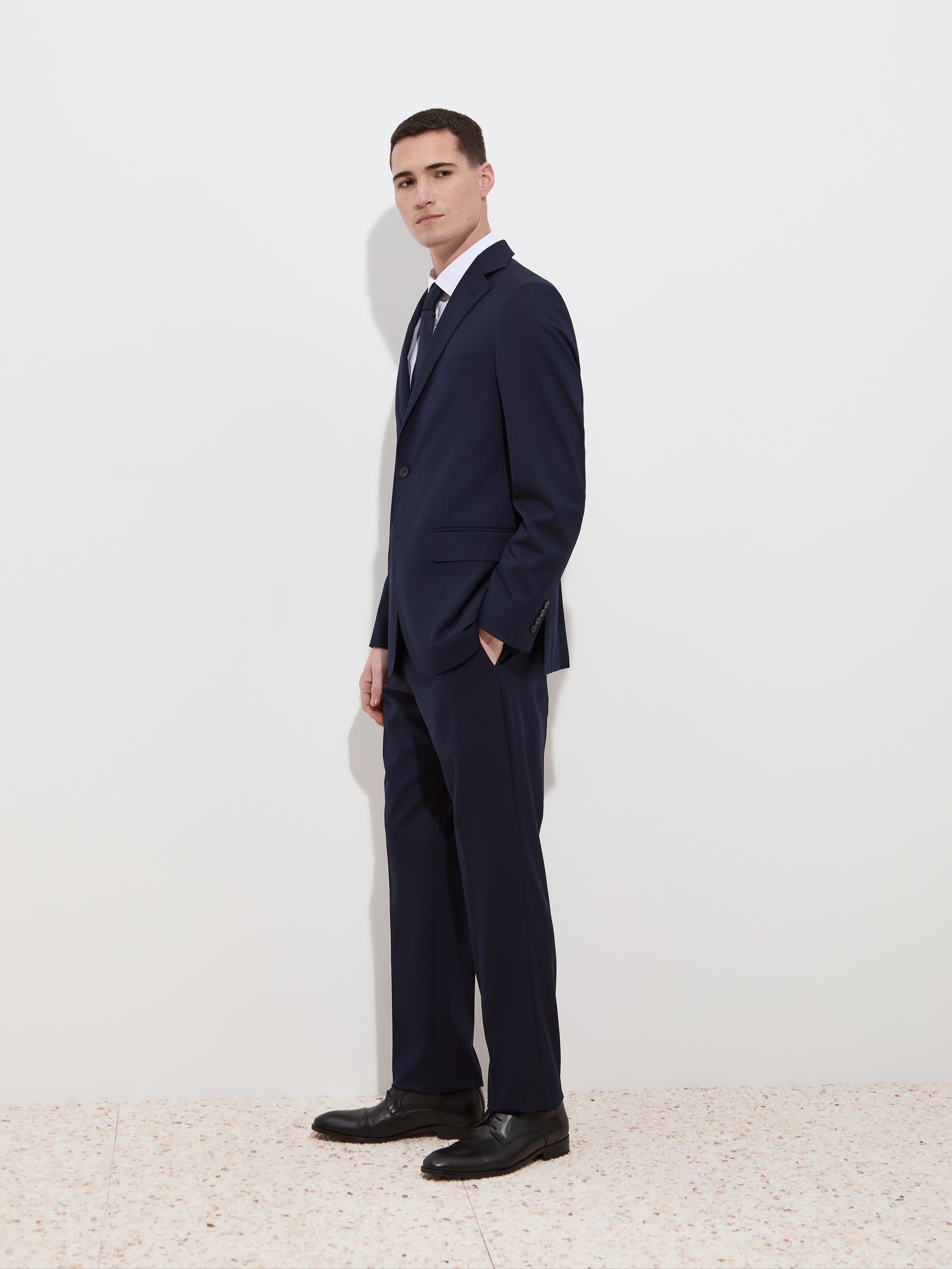 Blazer regular fit Azul-marinho-3