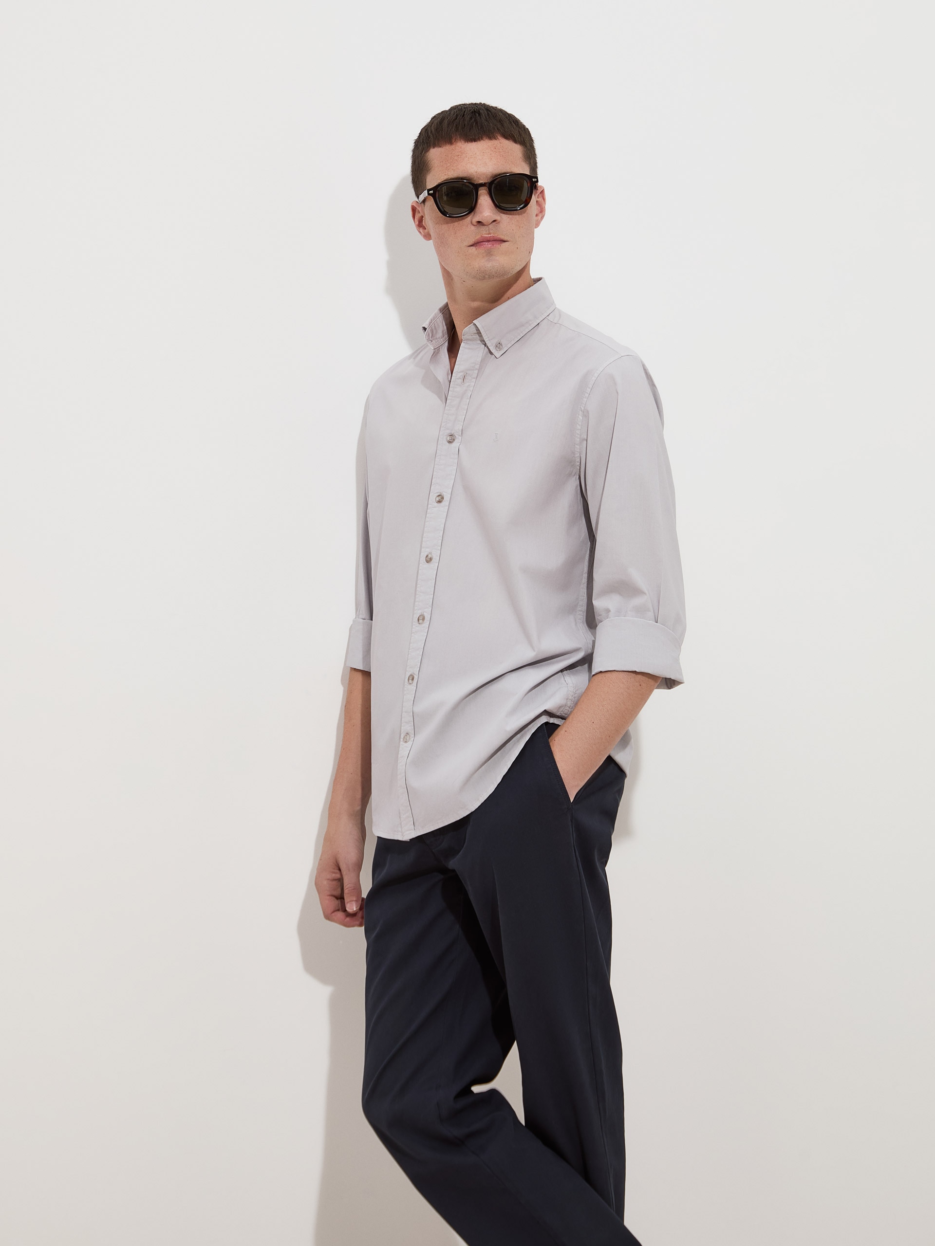 Imagem 0 de Camisa Regular Fit de Algodão