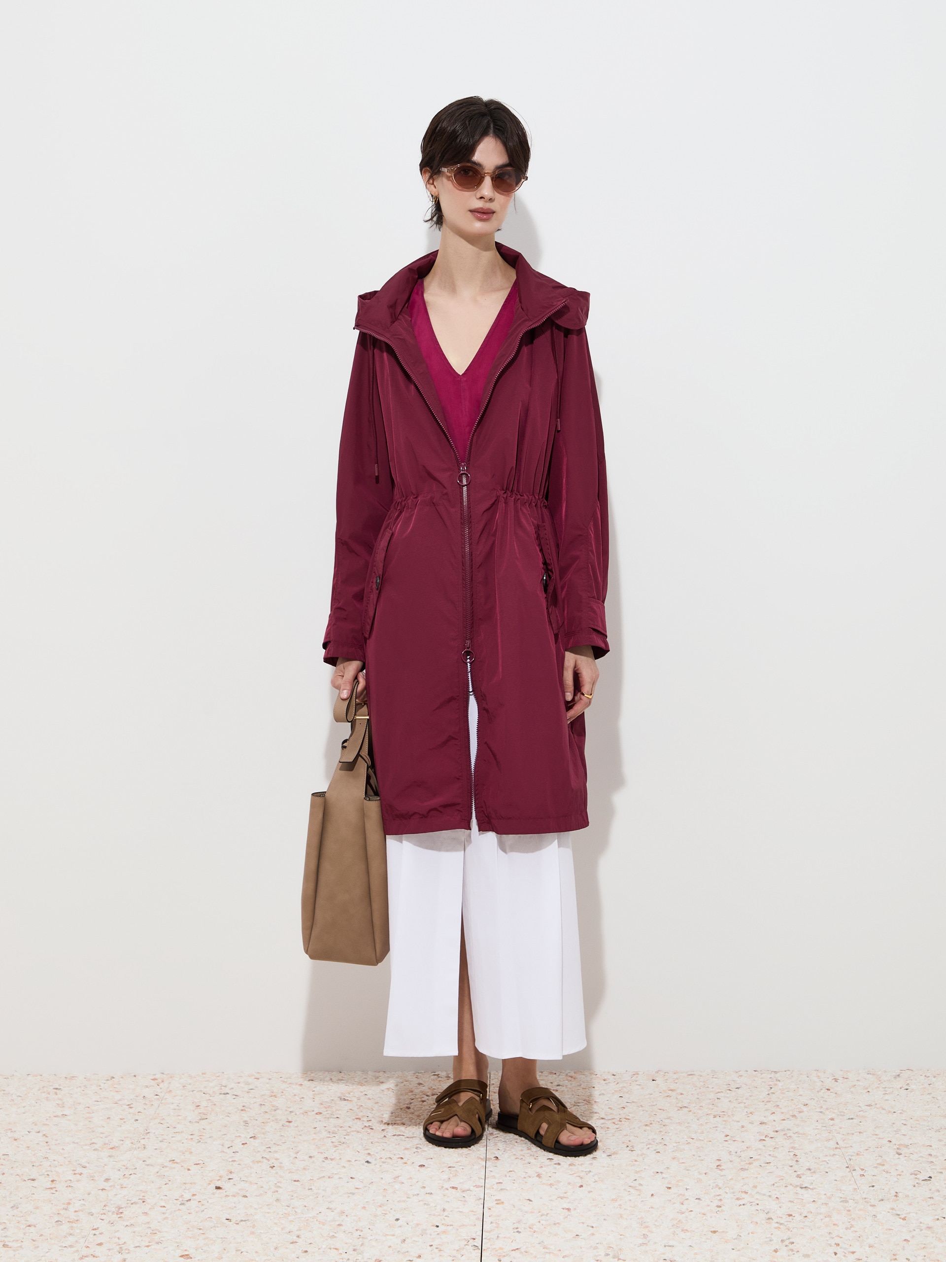 Parka com Capuz Rosa-escuro-2
