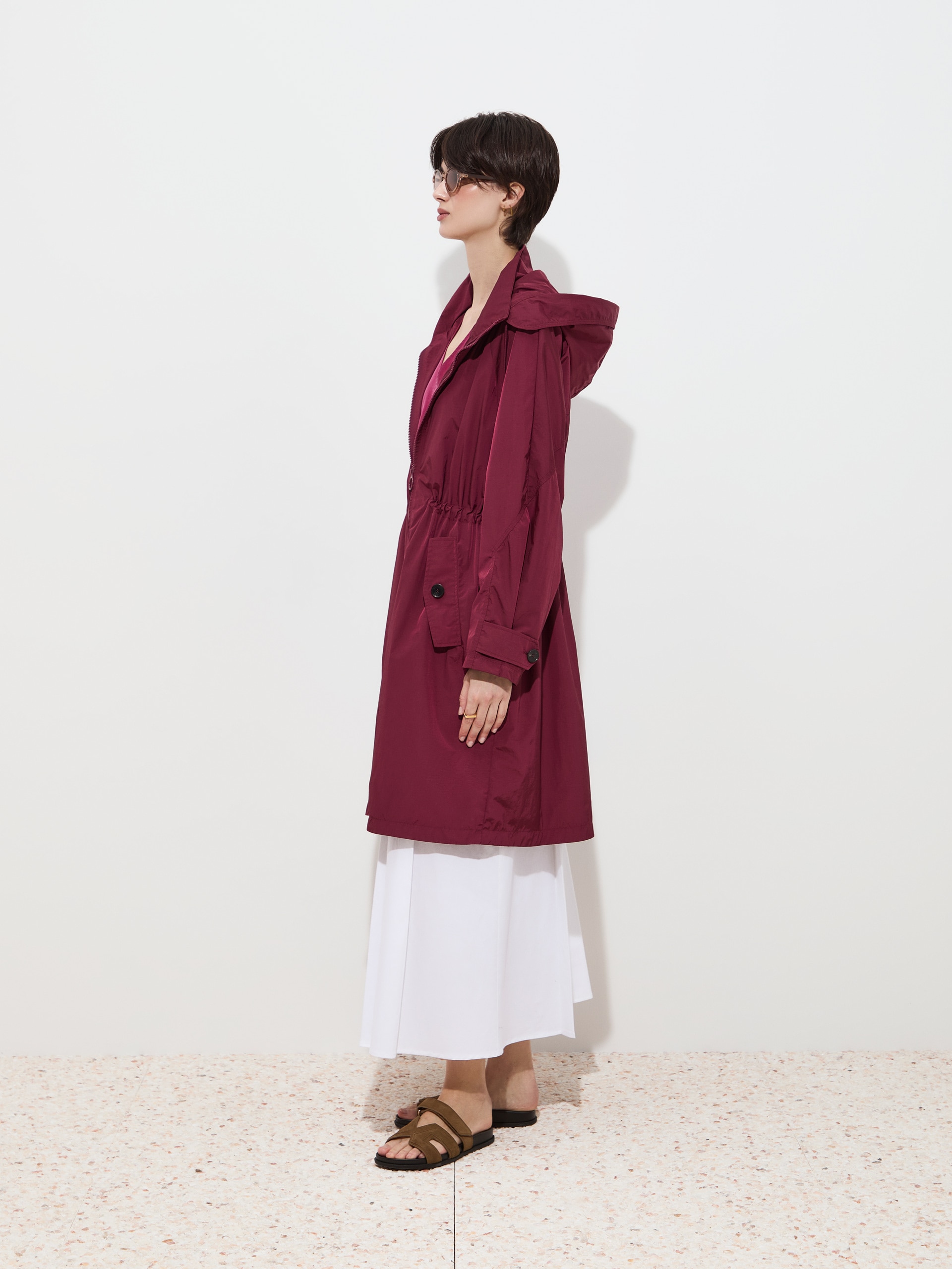 Parka com Capuz Rosa-escuro-3