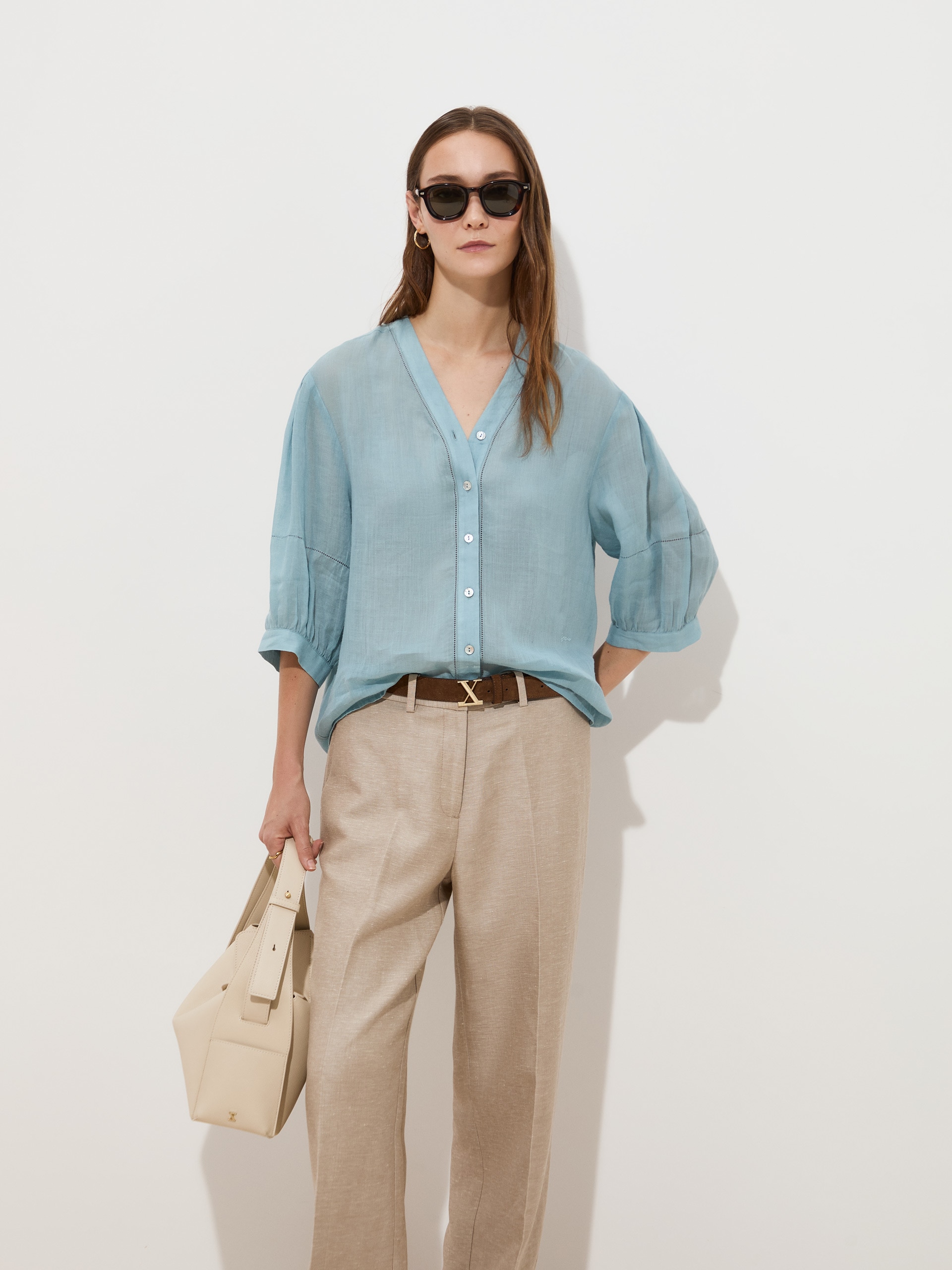 Blusa em Rami Azul-claro-2
