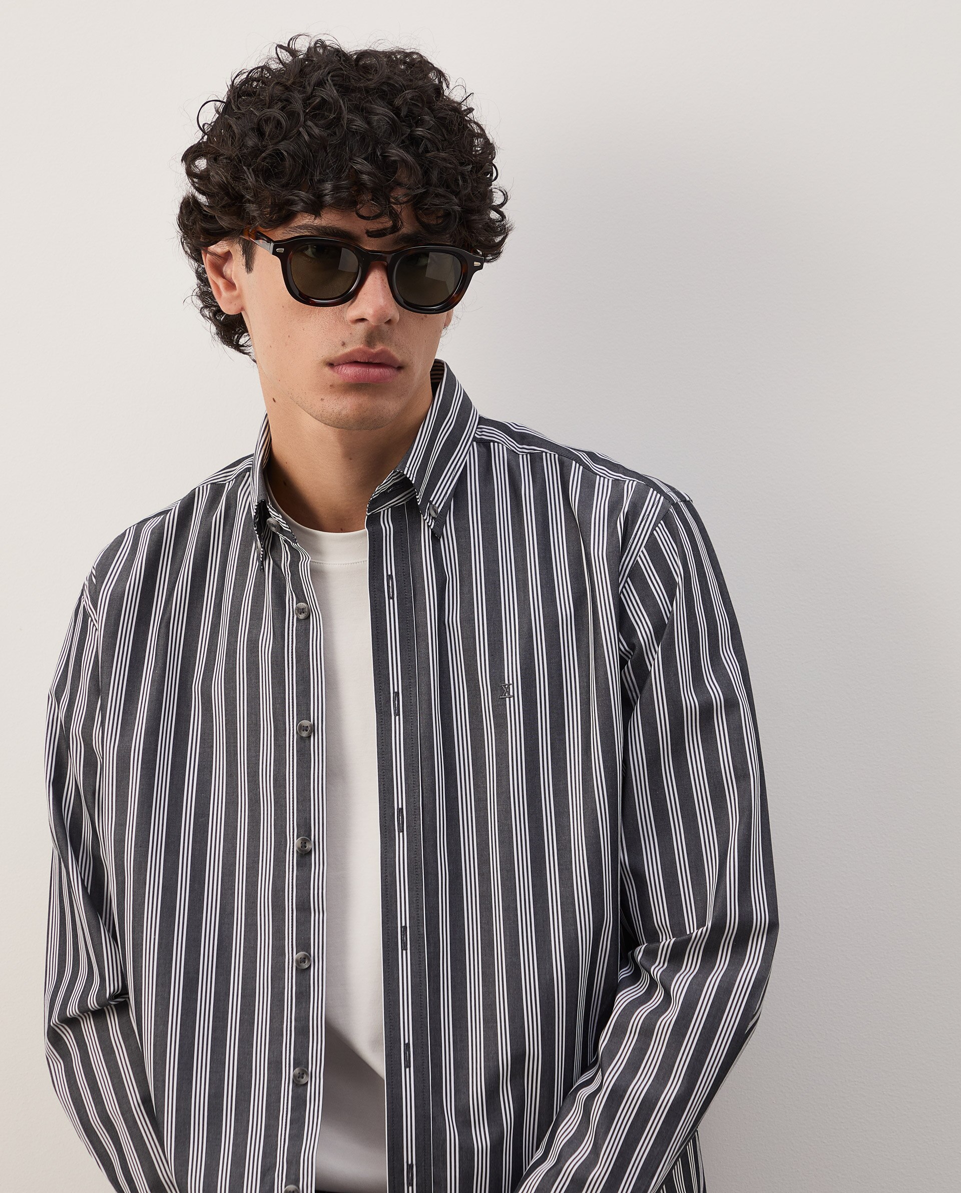 Imagem 0 de Camisas regular fit às riscas