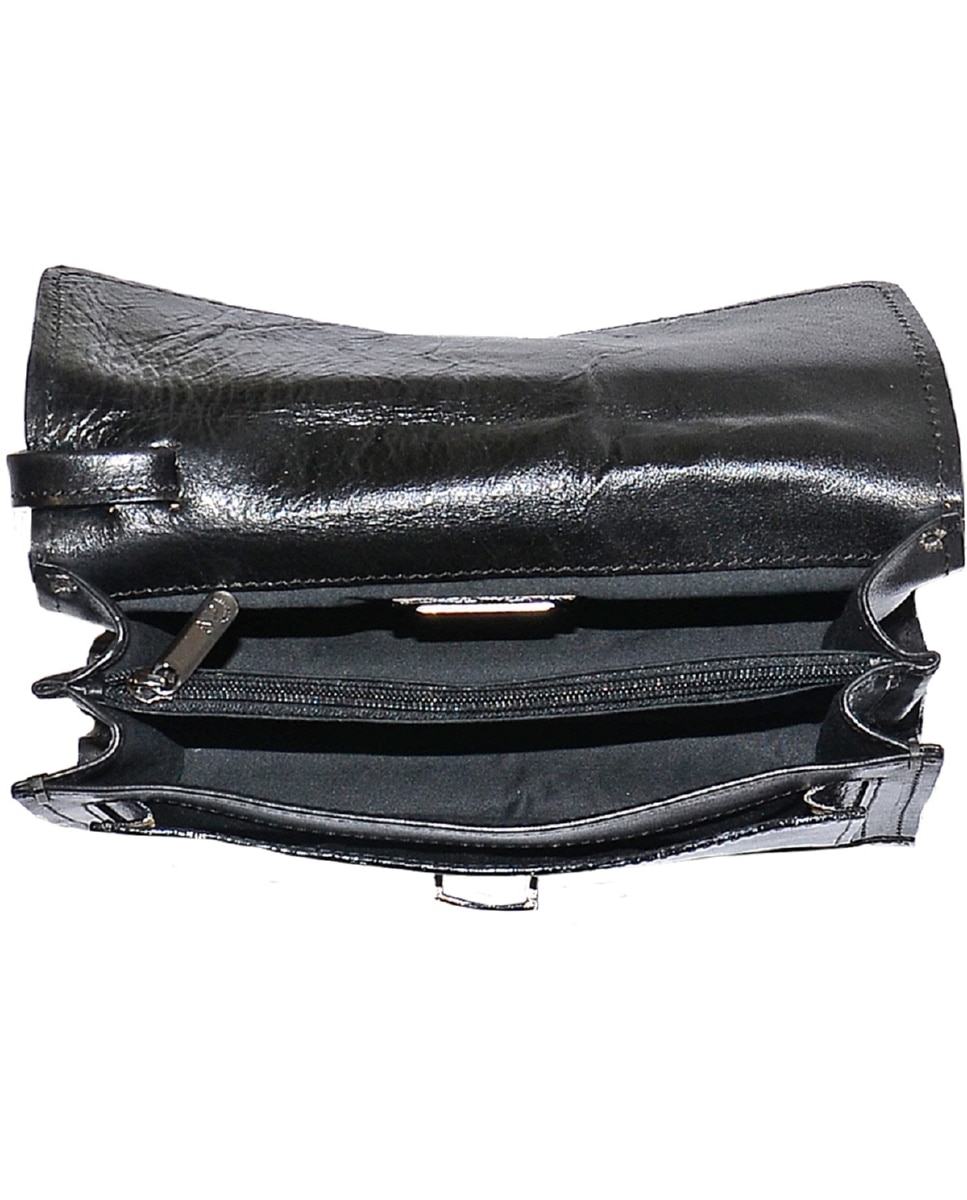 Bolsa de Homem ARIZONA em pele de bovino com curtimenta vegetal em Preto Preto-3