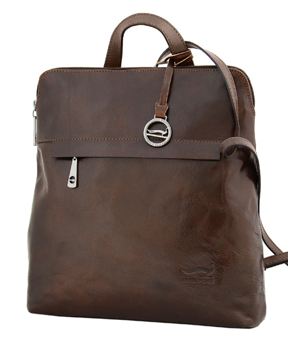 Imagem 0 de Mochila de Senhora ARIZONA em pele de bovino com curtimenta vegetal de origem italiana em Castanho