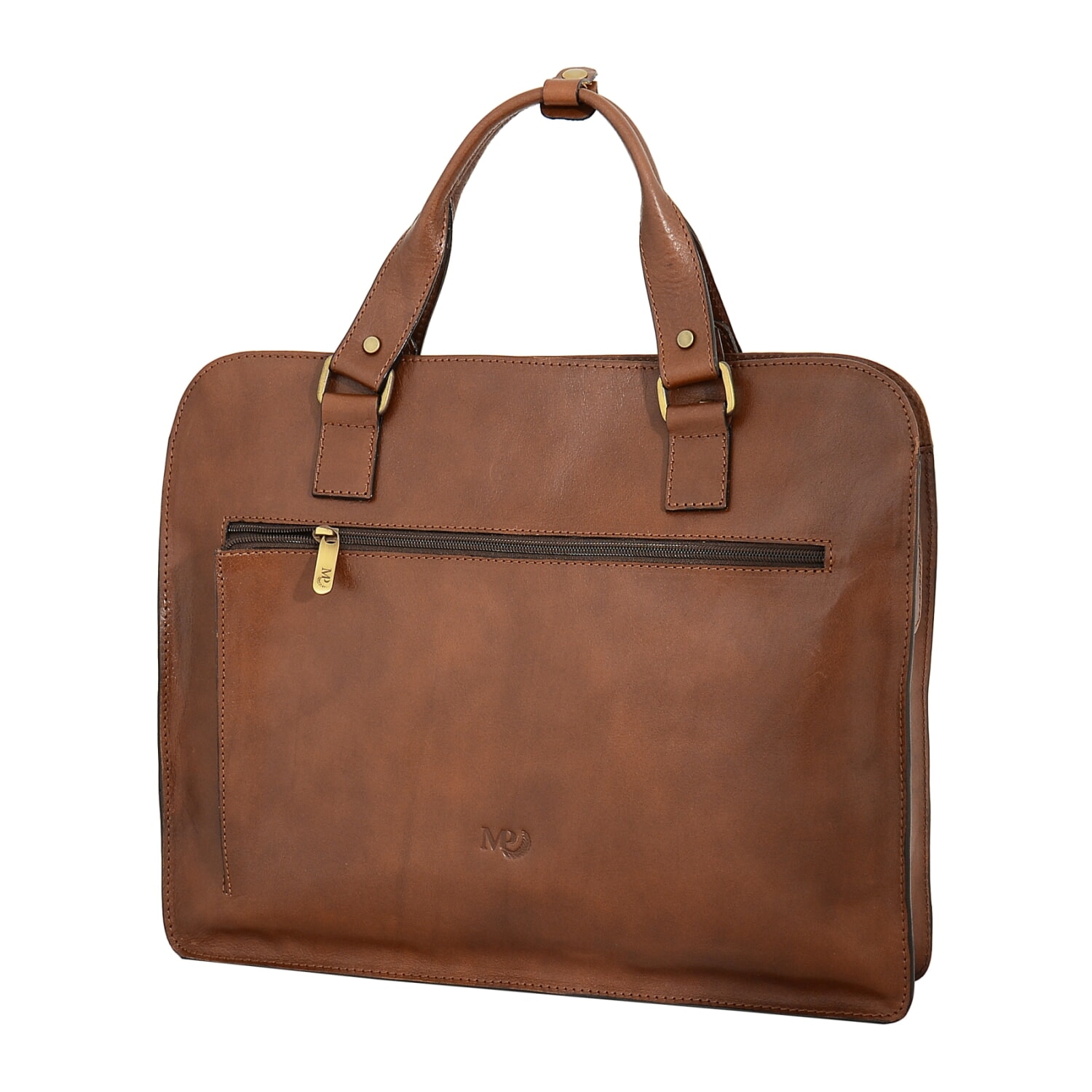 Imagem 0 de Pasta de Homem ARIZONA em pele de bovino com curtimenta vegetal em em Castanho Ruf