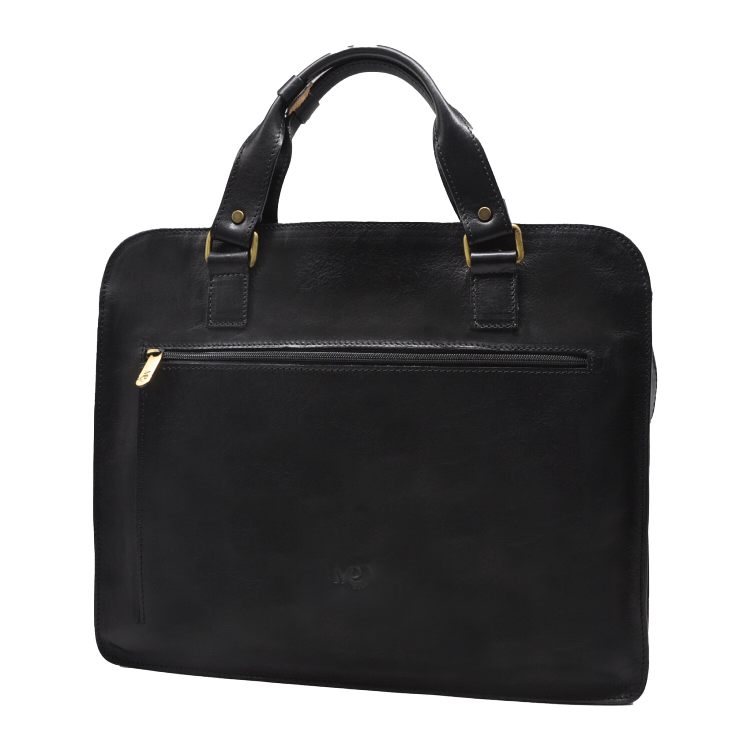 Imagem 0 de Pasta de Homem ARIZONA em pele de bovino com curtimenta vegetal em em Preto