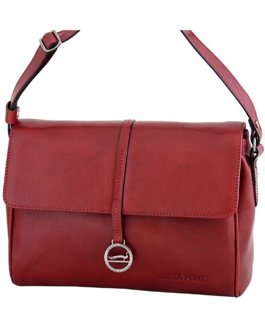 Imagem 0 de Bolsa de Senhora ARIZONA em pele de bovino com curtimenta vegetal de origem italiana em Vermelho