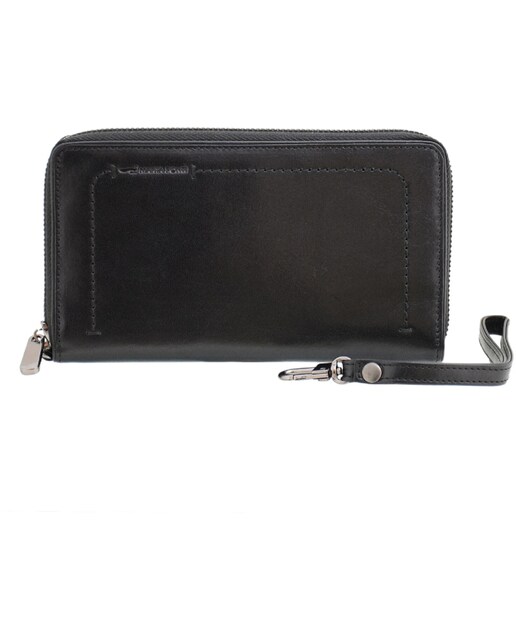 Imagem 0 de Carteira de Senhora LADIES YORK em pele de bovino com curtimenta vegetal em Preto