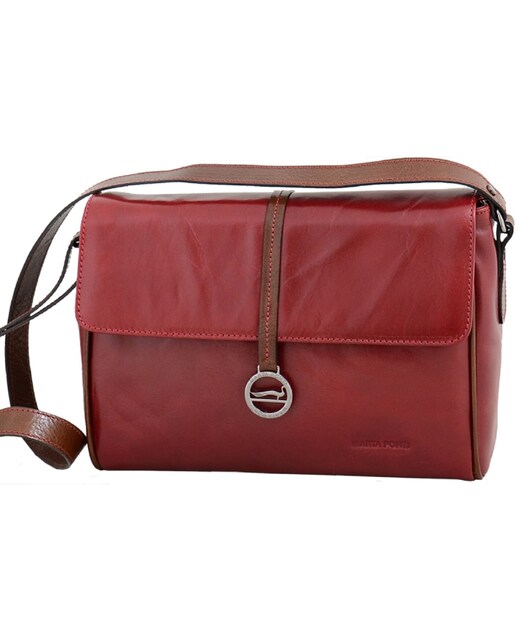 Imagem 0 de Bolsa de Senhora ARIZONA em pele de bovino com curtimenta vegetal de origem italiana em Vermelho