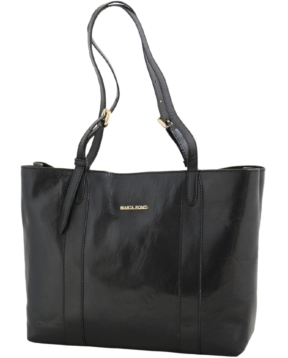 Imagem 0 de Mala de Senhora ARIZONA em pele de bovino com curtimenta vegetal de origem italiana em Preto