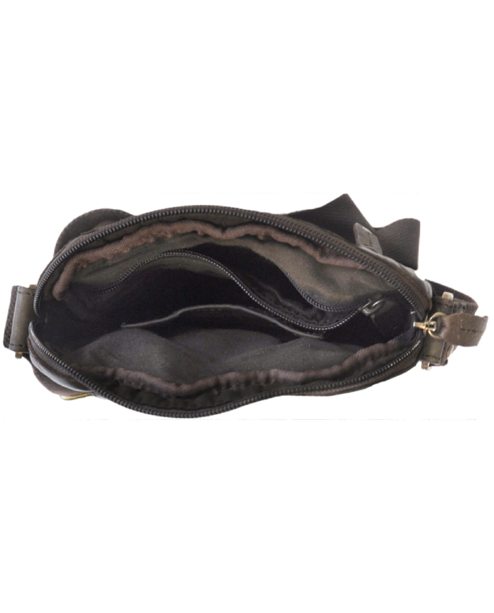 Bolsa de Homem OSLO em pele de curtimenta vegetal lavada em Castanho Castanho-2