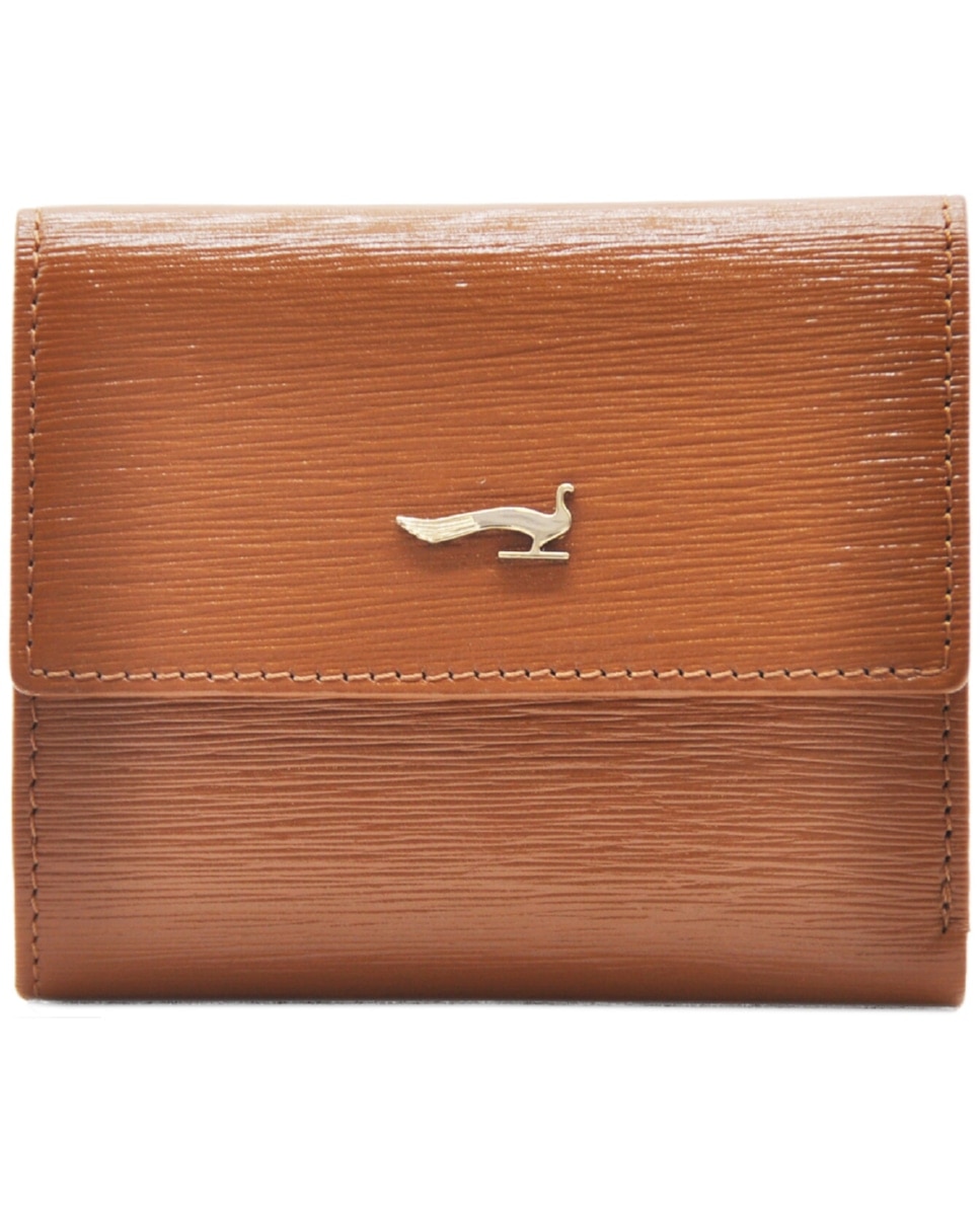 Imagem 0 de Carteira de Senhora SAHARA em e pele de bovino com efeito gravado em Camel