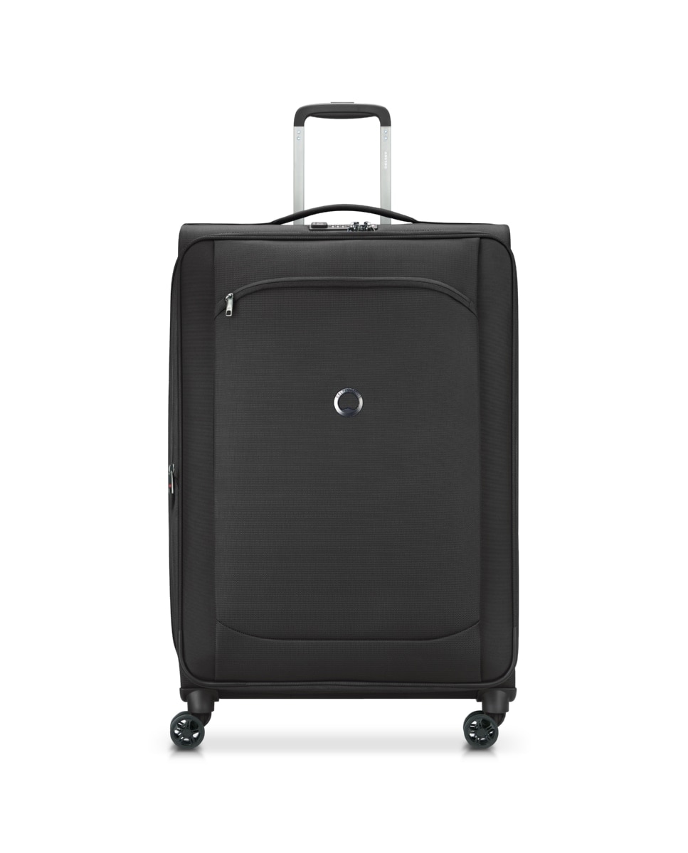 Bagagem de Porão Grande em Preto 77 cm Reciclada Expansível Check-in Suitcase DELSEY Montmartre 2.0 Preto-2
