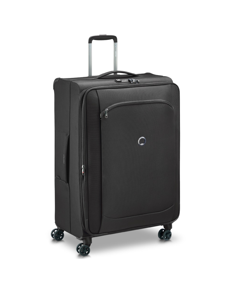 Bagagem de Porão Grande em Preto 77 cm Reciclada Expansível Check-in Suitcase DELSEY Montmartre 2.0 Preto-4